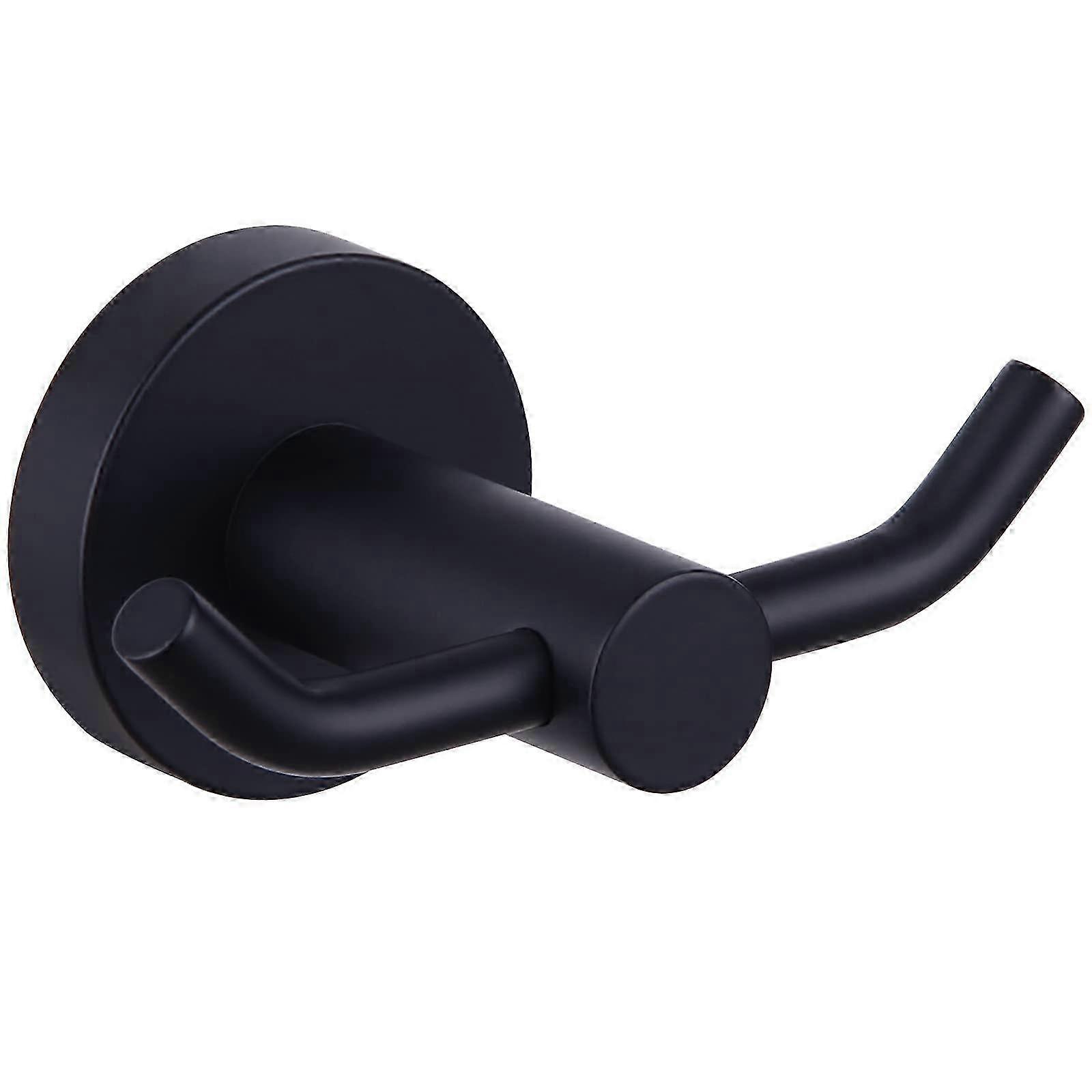 Double Bath Towel Hook - Stainless Steel Wall Mounted Design