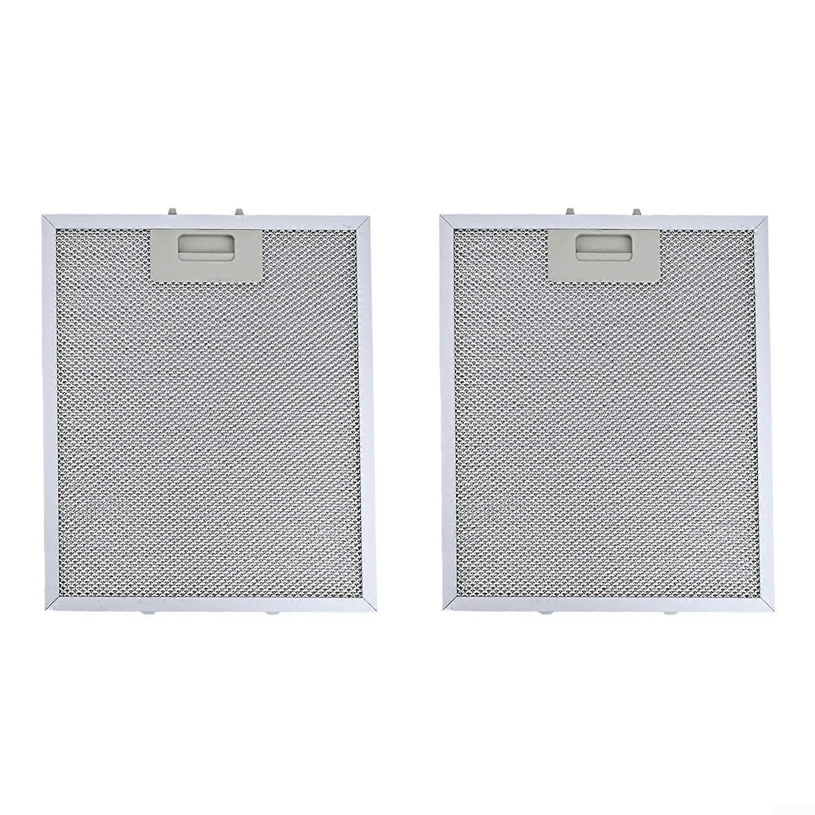 Dunstabzugshaubenfilter 300 x 250 mm, 2 x Aluminium Mesh Grease Filters, Compatible Replacement Filters