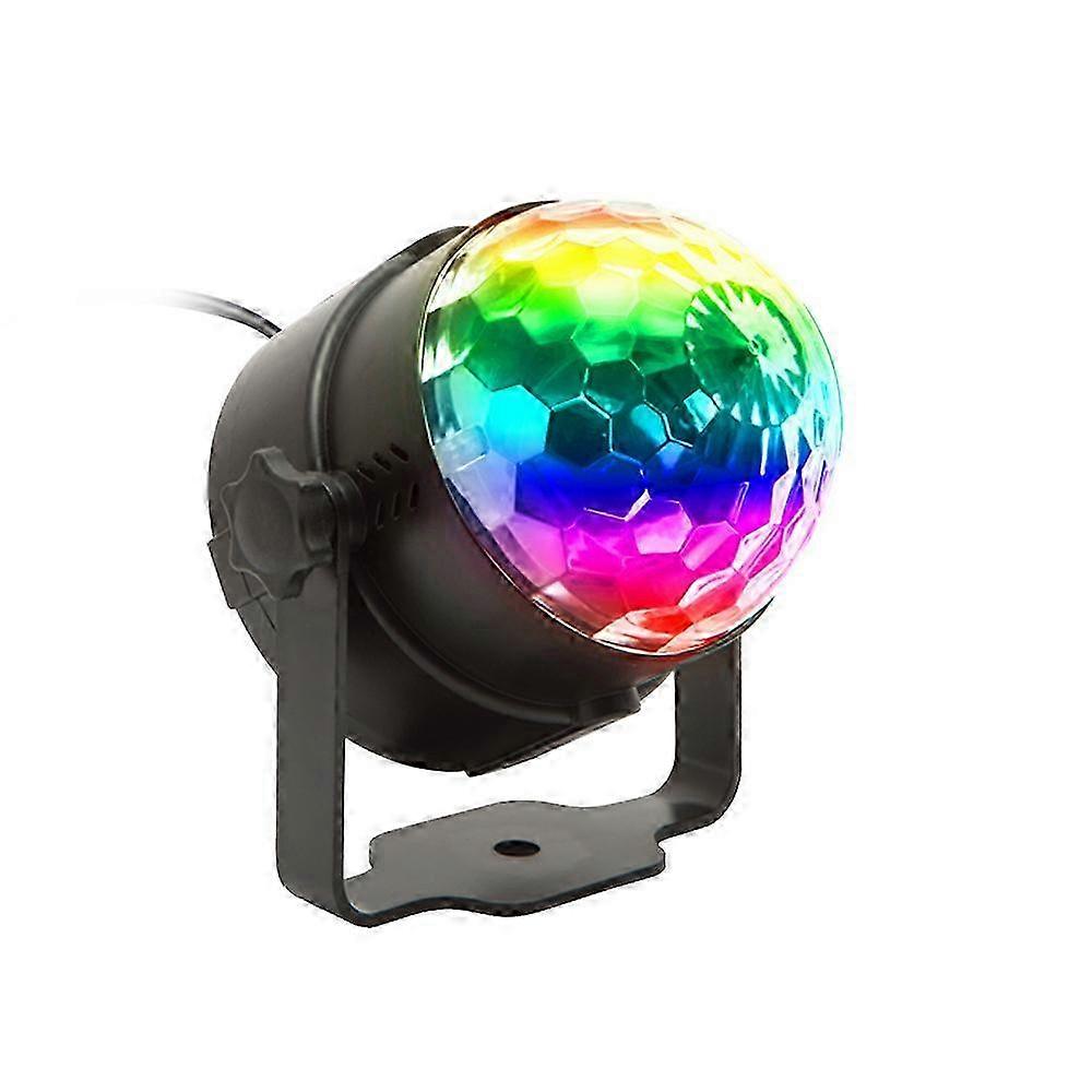 Mini Disco Ball LED Party Light with Music Sync & Remote Control