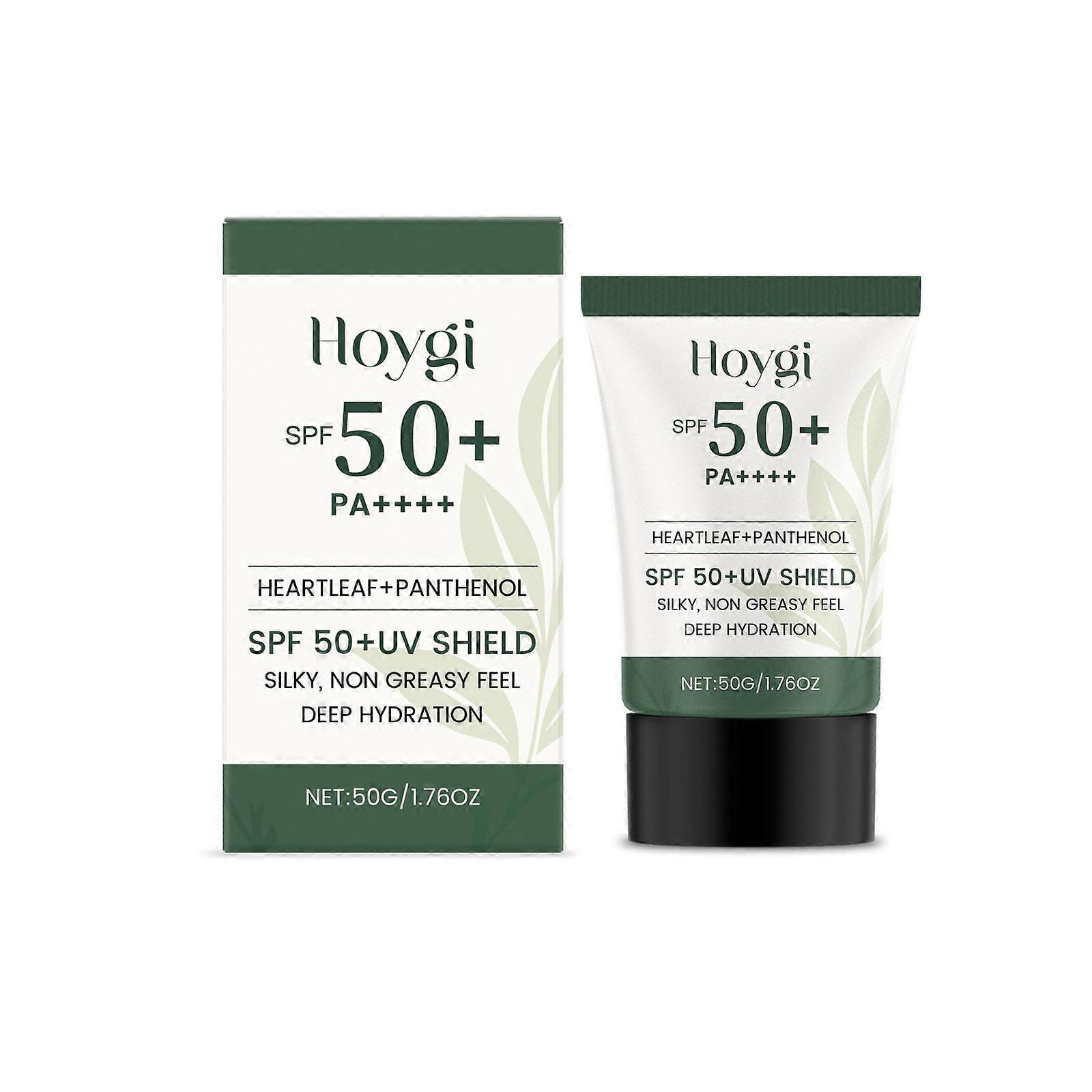 Moisturizing Sunscreen, UV Daily SPF 50 Facial Sunscreen Moisturizer with Hyaluronic Acid, Daily Facial Moisturizer with SPF, Sunscreen