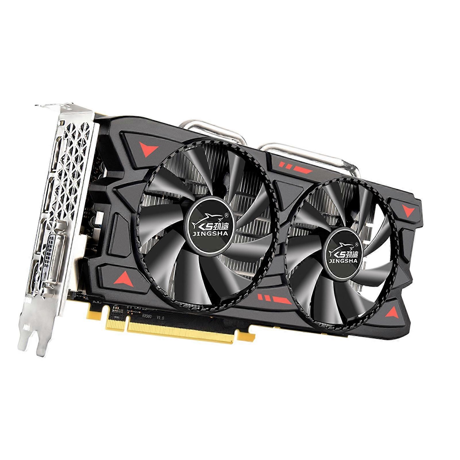 8GB GDDR5 Gaming Graphics Card Dual Fan 256bit DP DVI Output for Smooth Performance