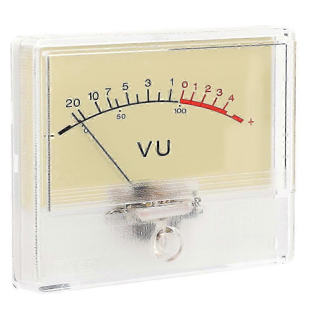 2025 T?90 High Accuracy DB Amplifier Level VU Meter Header with Light Bulb Audio Device Accessory