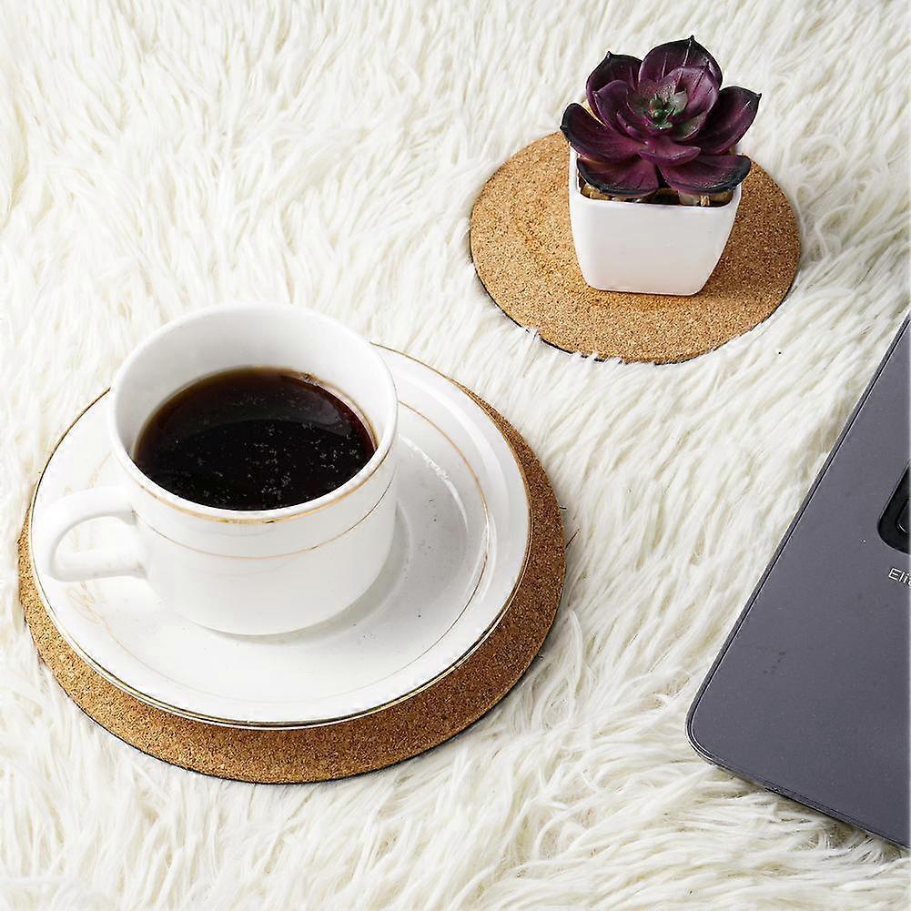 4 pouces + 6 pouces + 8 pouces + 10 pouces Feuille de plastique respectueuse de l’environnement Tapis de pot de fleur en liège