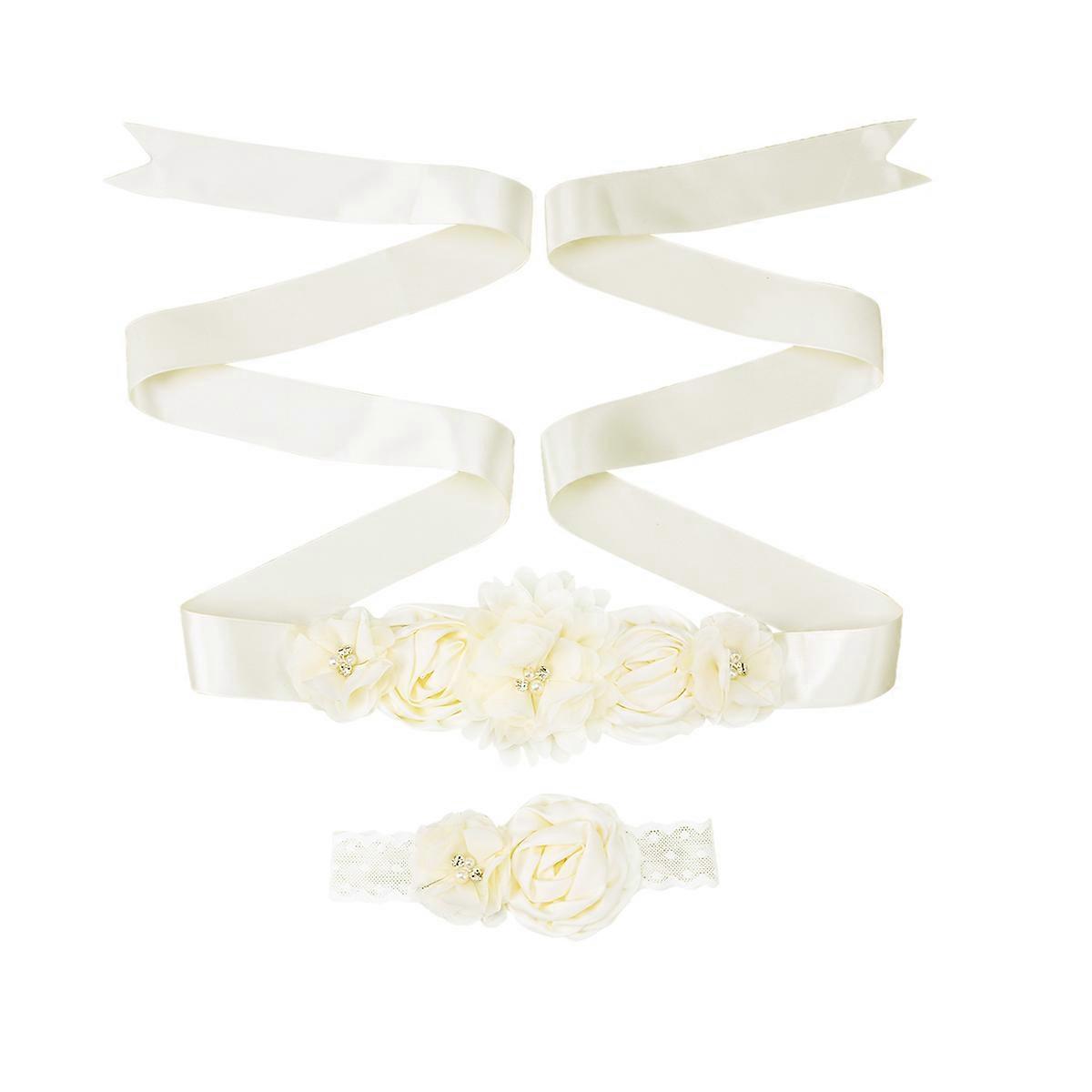Pearl Flower Girl Sash Νυφικά και επίσημα φορέματα