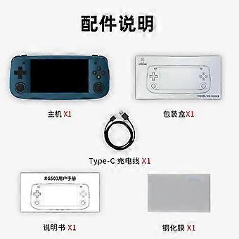 Retro Handheld Game Console Open Source System Portable Gaming Device GBA Emulator PS Streaming 5-Inch Display 16GB+64GB Blu