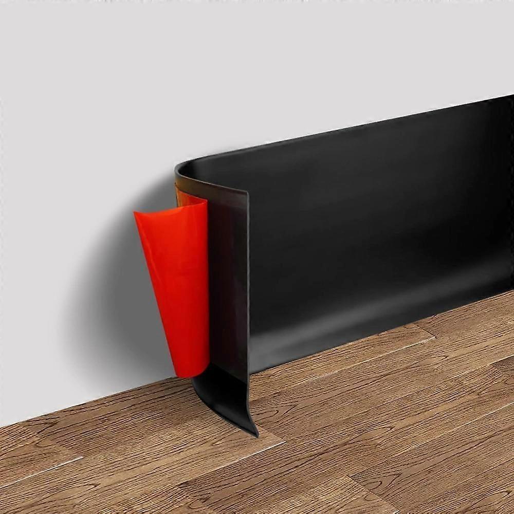 Zelfklevende plint sierlijst trim flexibele plintlijn taille lijn behang woonkamer