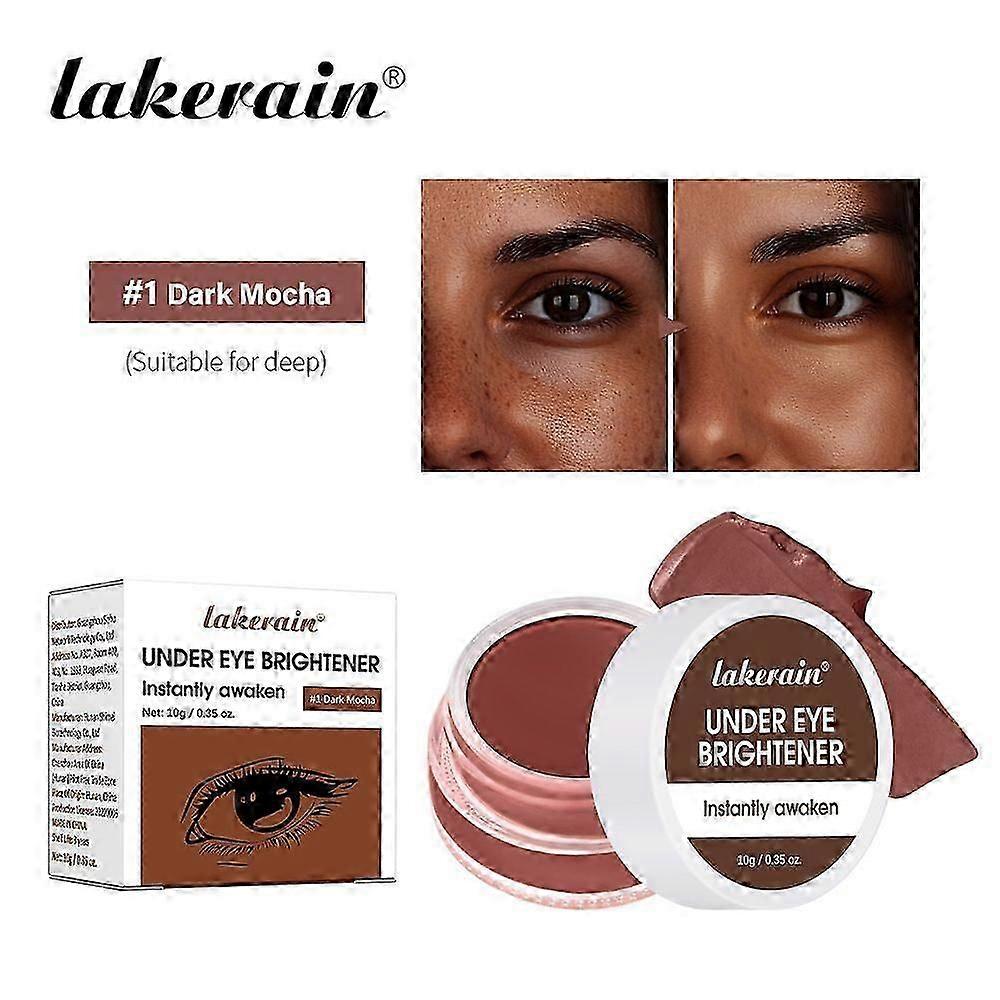 Full Coverage Under Eye Brightener and Concealer - Long Lasting, Colour-Correcting Cream for Dark Circles and Spots - Highlighter and Foundation in On