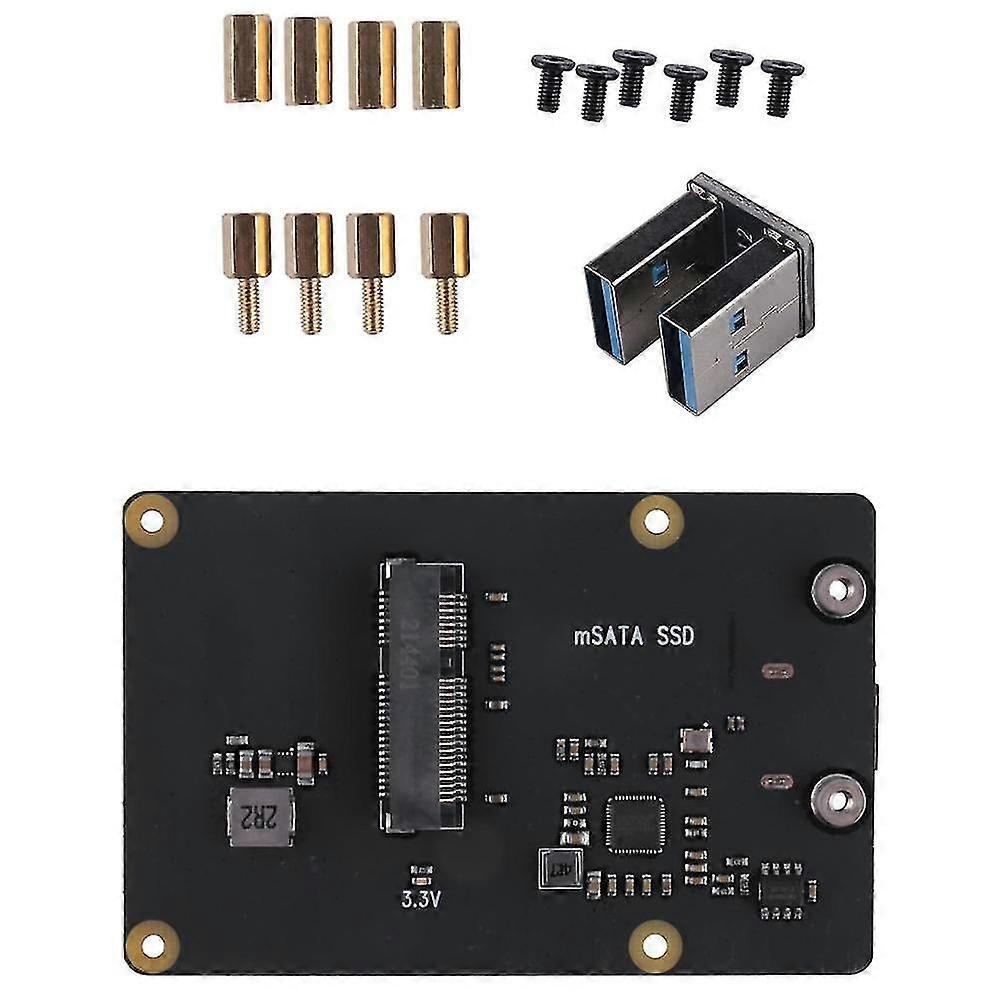 Per 4 adattatori Msata Ssd X857, per 4 Model B X857 V2.0 Msata Ssd Scheda di espansione Modulo Usb3.0 Edition0612