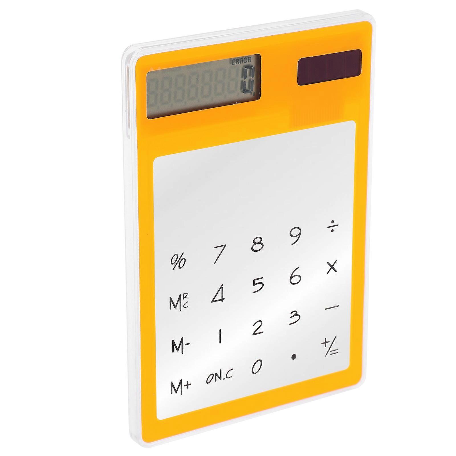 Efficient Solar Calculator Featuring Touch Control and Automatic Power Management for Work