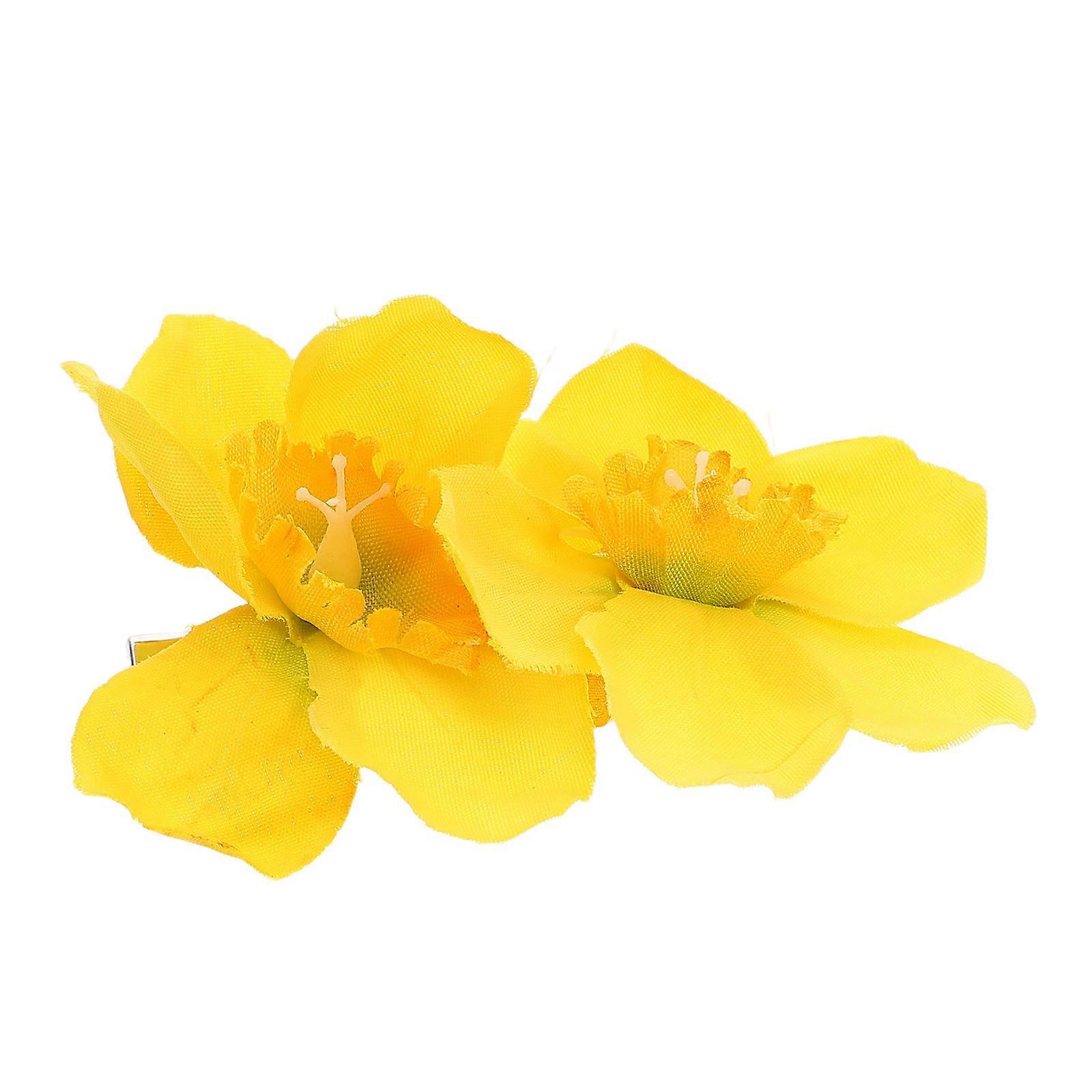 Hair Accessories, Lifelike Daffodil Design for Special Occasions, Practical Functionality