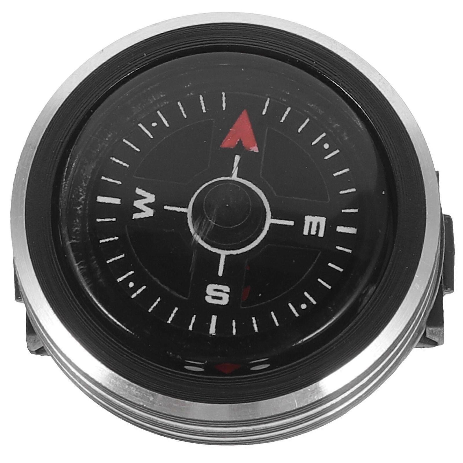 Camping Gear Portable Compass For Hiking And Sailing Compact Design Round Shape 2.5x2.5cm Position Fixing 1Pcs