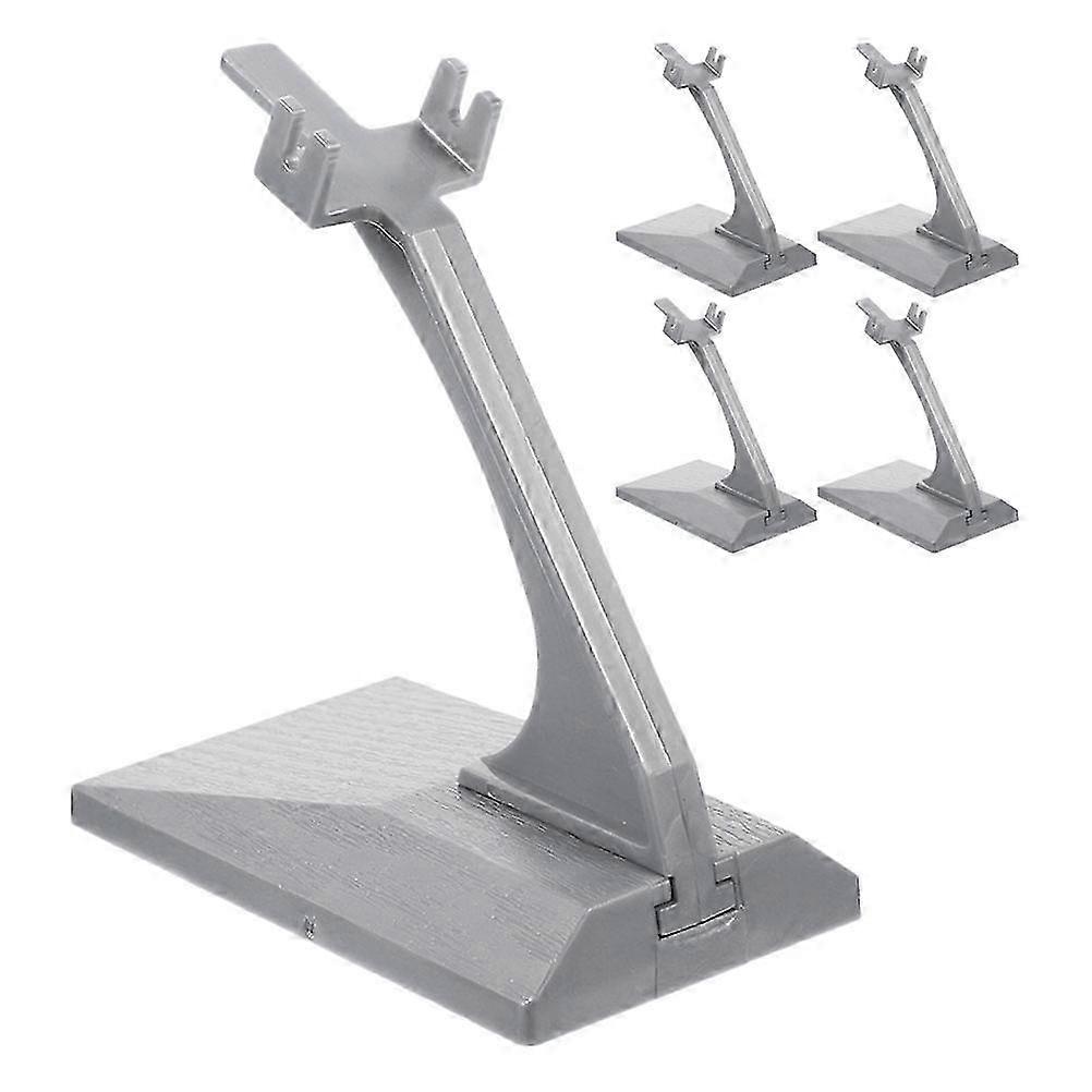 5 stk grå fly modell stativer 9,2x7,9x4,9cm Display Rack