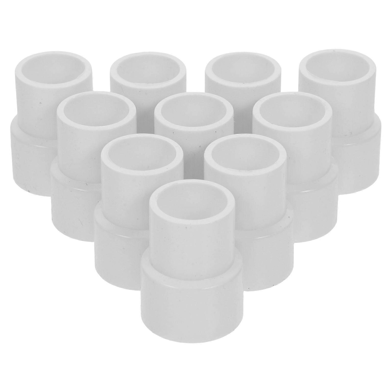 Pvc Adapters Water Pipe Fittings And Accessories Large Hole Inner Diameter 25mm Stable Structure Branching Pipes 10Pcs