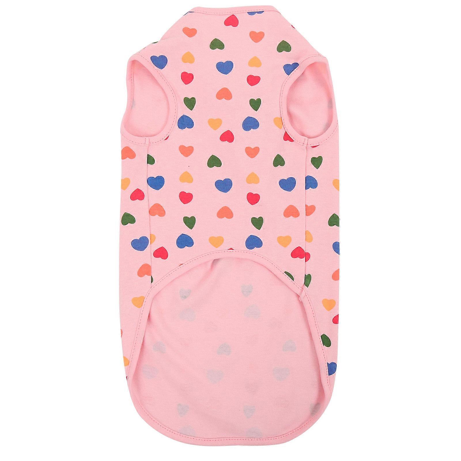 Cat Apparel Decorative Pet Clothes Durable Heart Shape Back 1Set