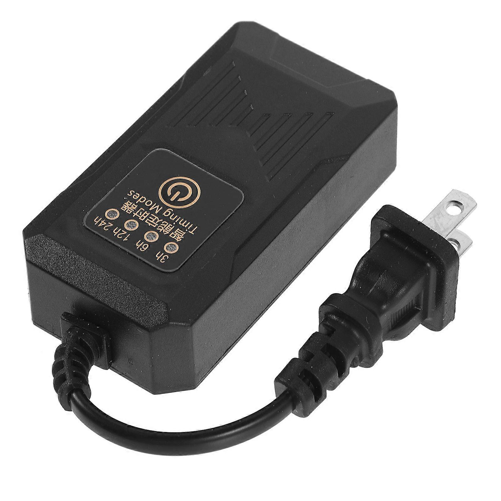 Digital Timer For Lights Fish Tank Aquarium Maintenance Adjustable Timing 8.10X4.30X2.40cm 1Pack