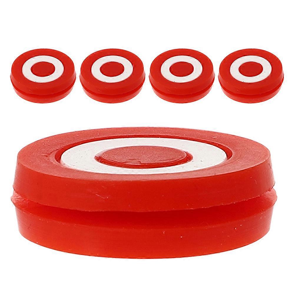Tennis Racket Shock-Absorbing Silicone For Players Seeking Comfort And Control Red 2.50X2.50X0.80CM 5Pcs