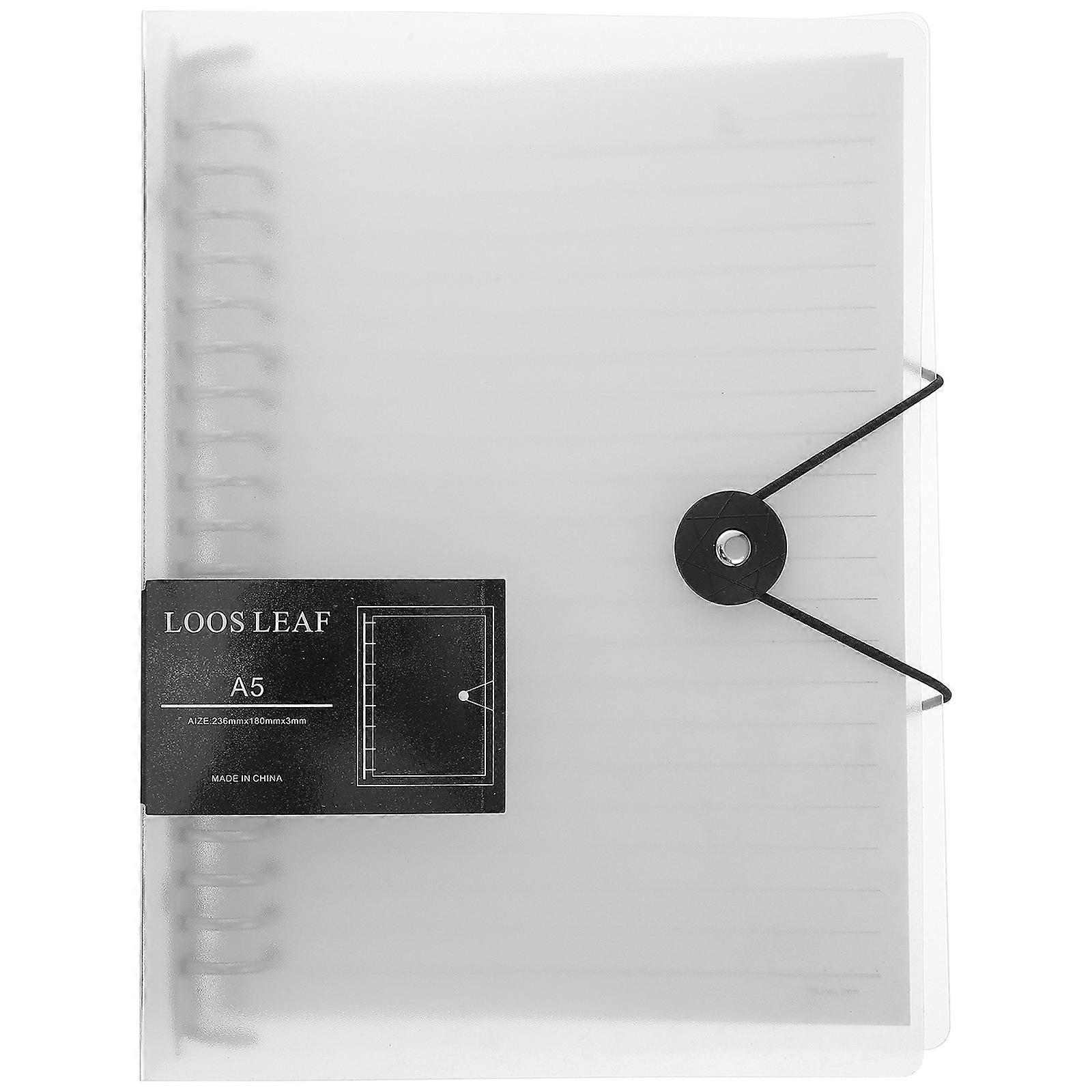 Lined Notepad Notebook Binder Students Professionals 22.5x17cm Size 1Set