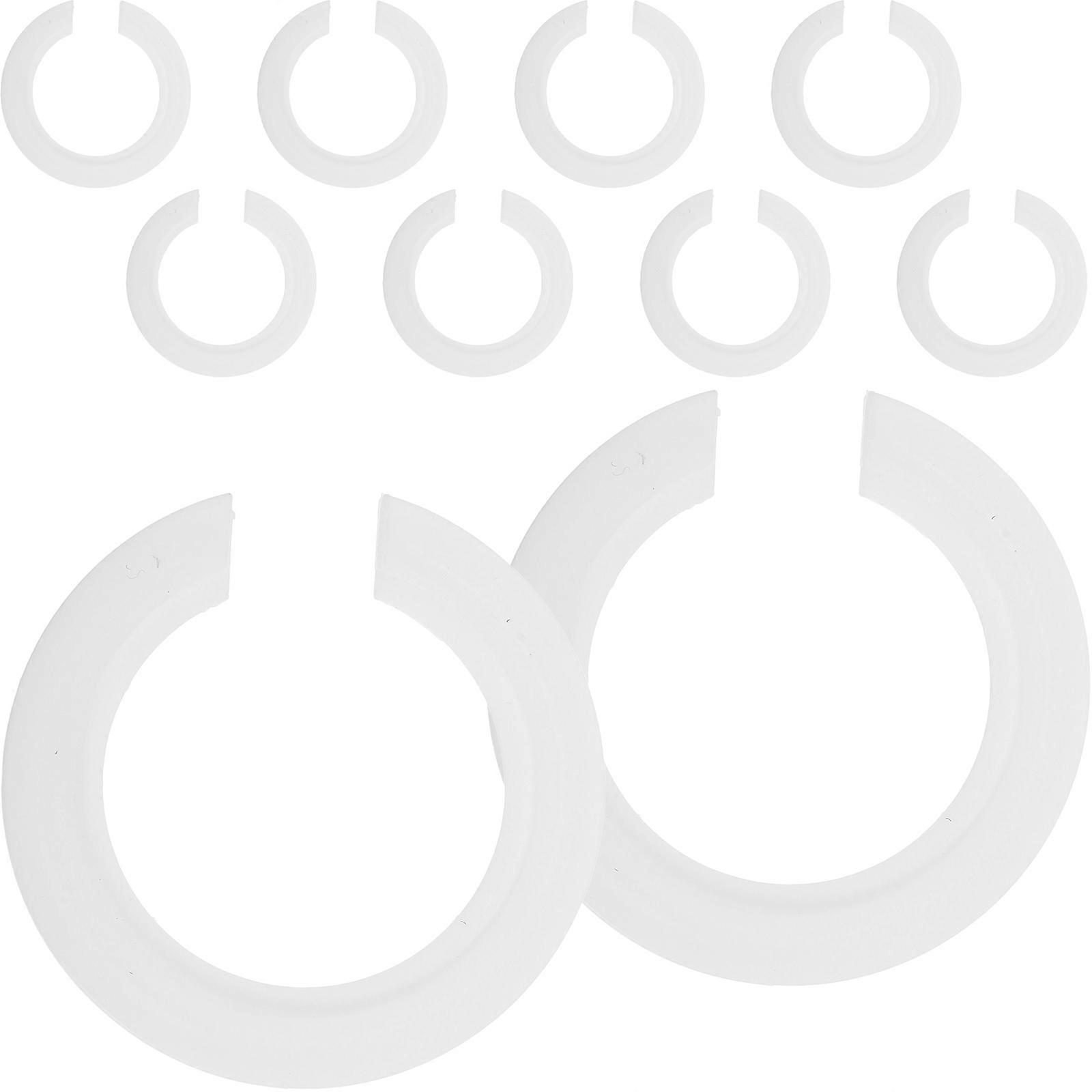 Light Sockets E27 To E14 Light Socket Adapter Office Lighting Plastic Lampshade Rings 10Pcs