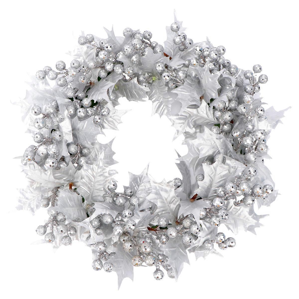 Wreath Making Accessories Artificial Berries Garland Front Door Wreath 8cm Thickness Decorative 1Pc