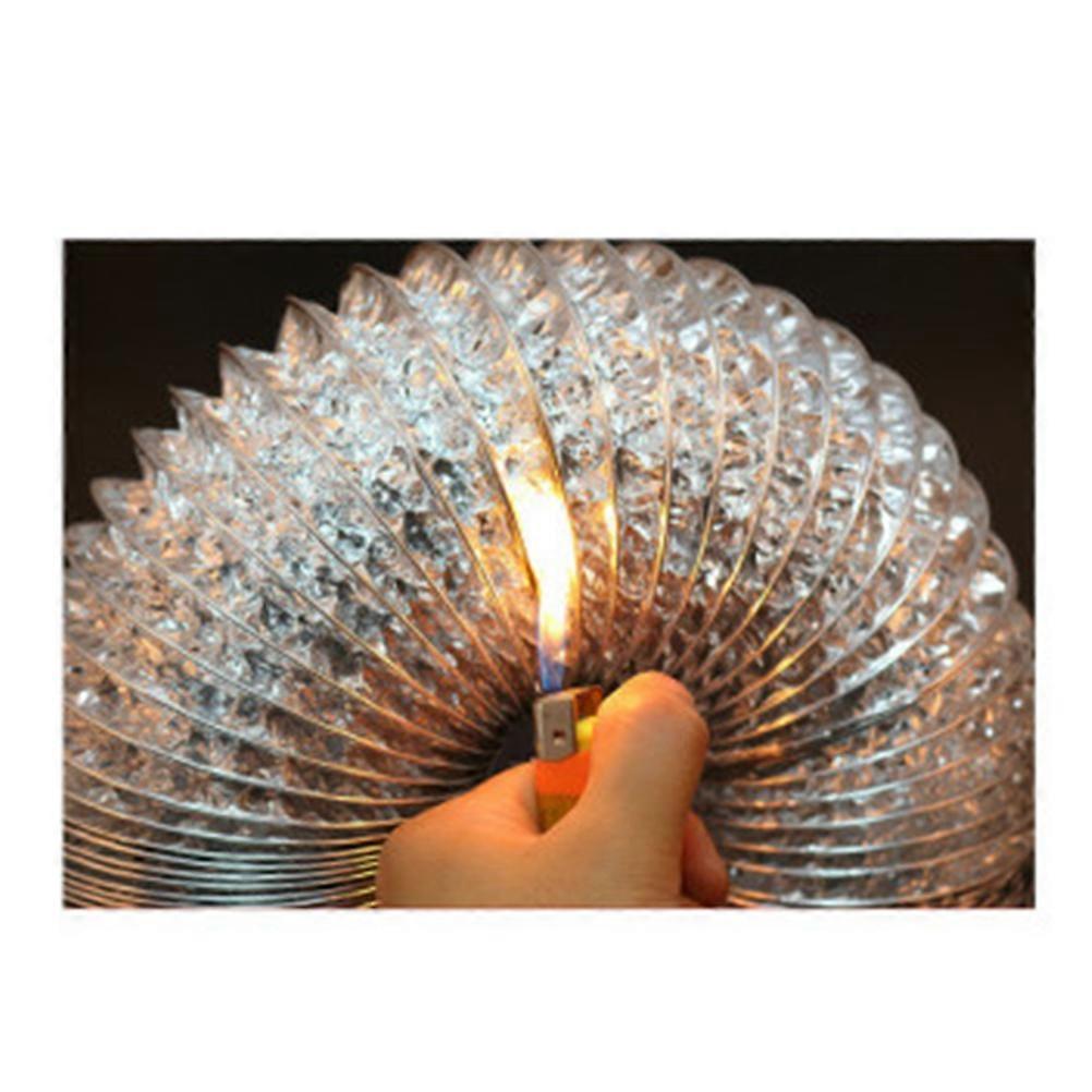 Flexible Duct Hose Duct Hose For Homeowners Professionals Silver 200cm X 10cm X 10cm Co2 Distribution 1 Pc