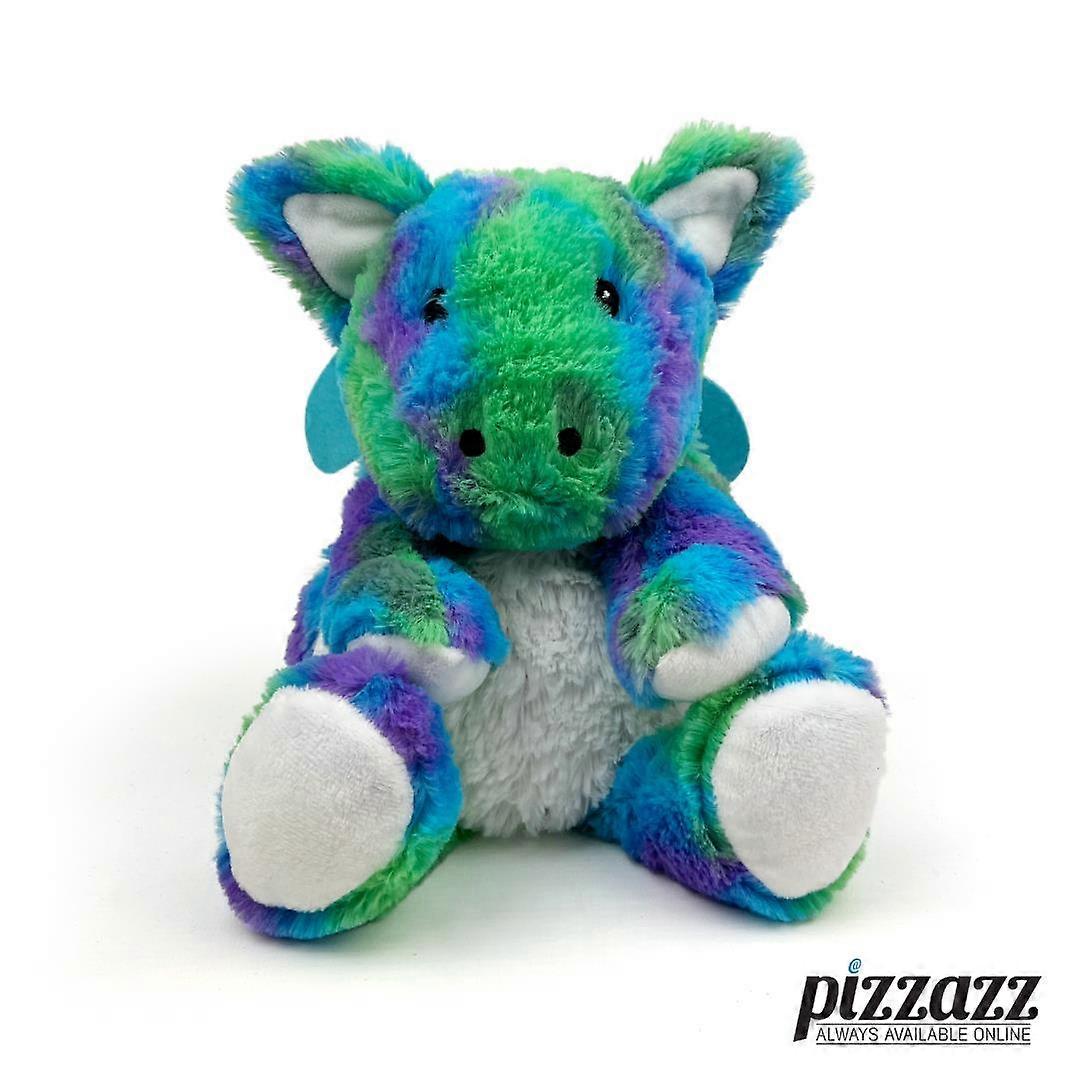 Warmies 電子レンジ対応&冷やせるソフトトイ、ラベンダーの香り、レインボードラゴン、ぬいぐるみ