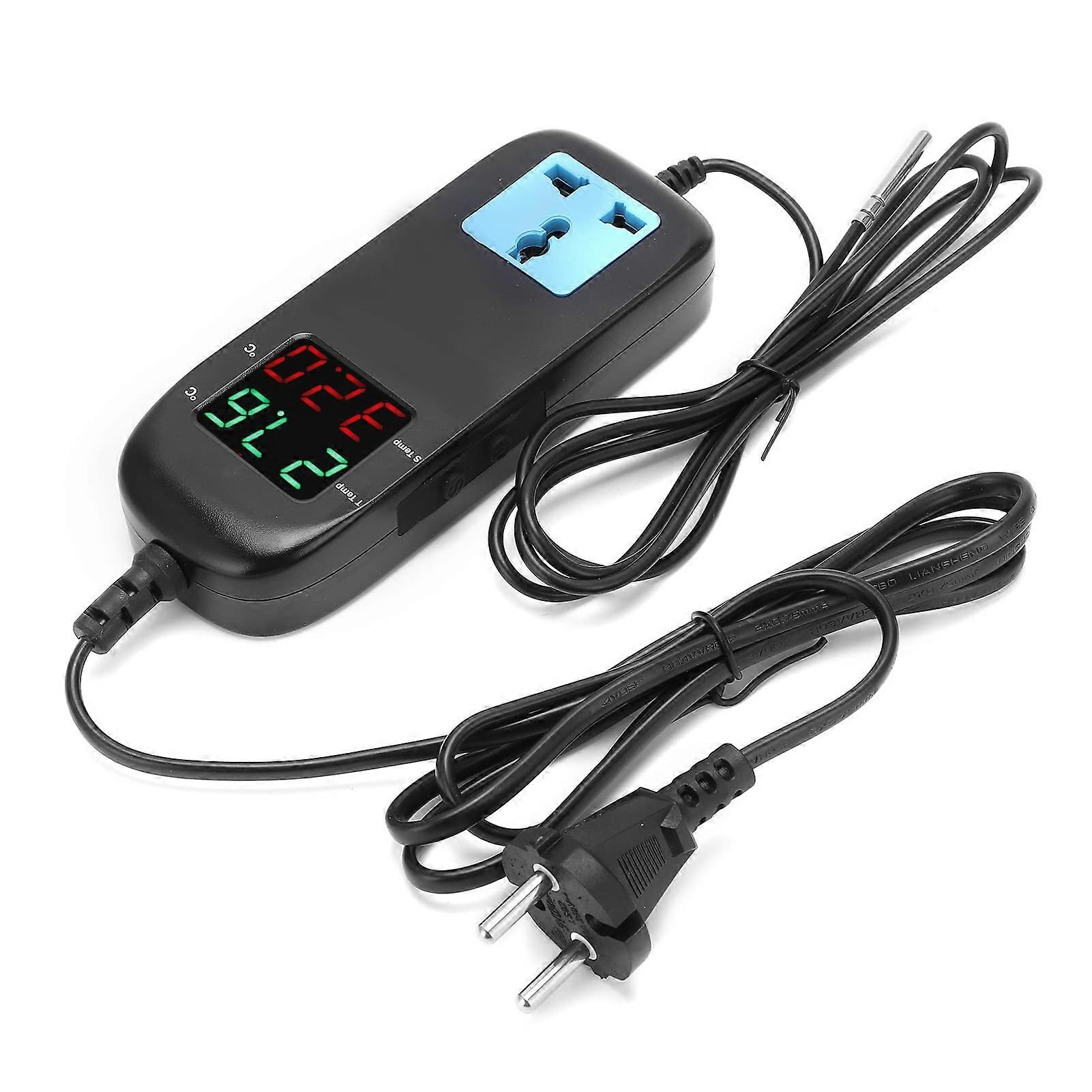 Smart Thermostat MH-2000 for Accurate Temperature Control, Compact Size, Ideal for Aquaculture and Industrial Use, EU Plug