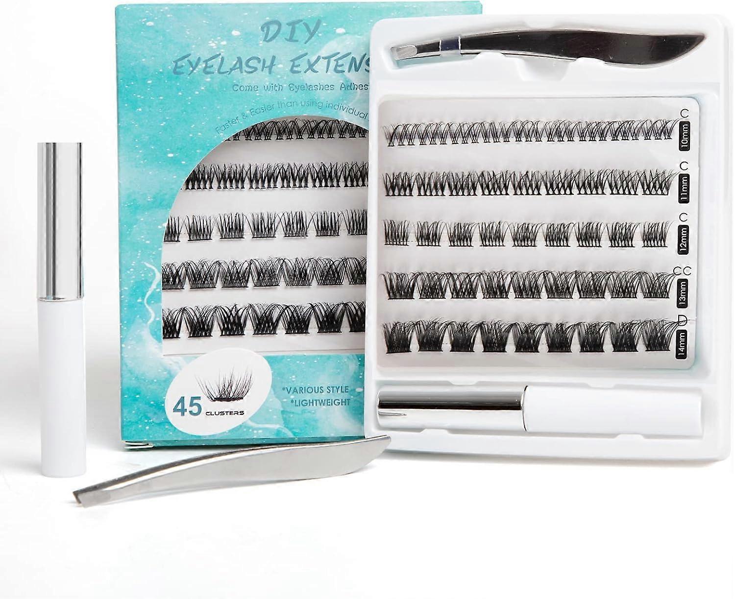 3D False Eyelashes with Glue - Eyelash Extension False Eyelashes - Natural Look Lashes