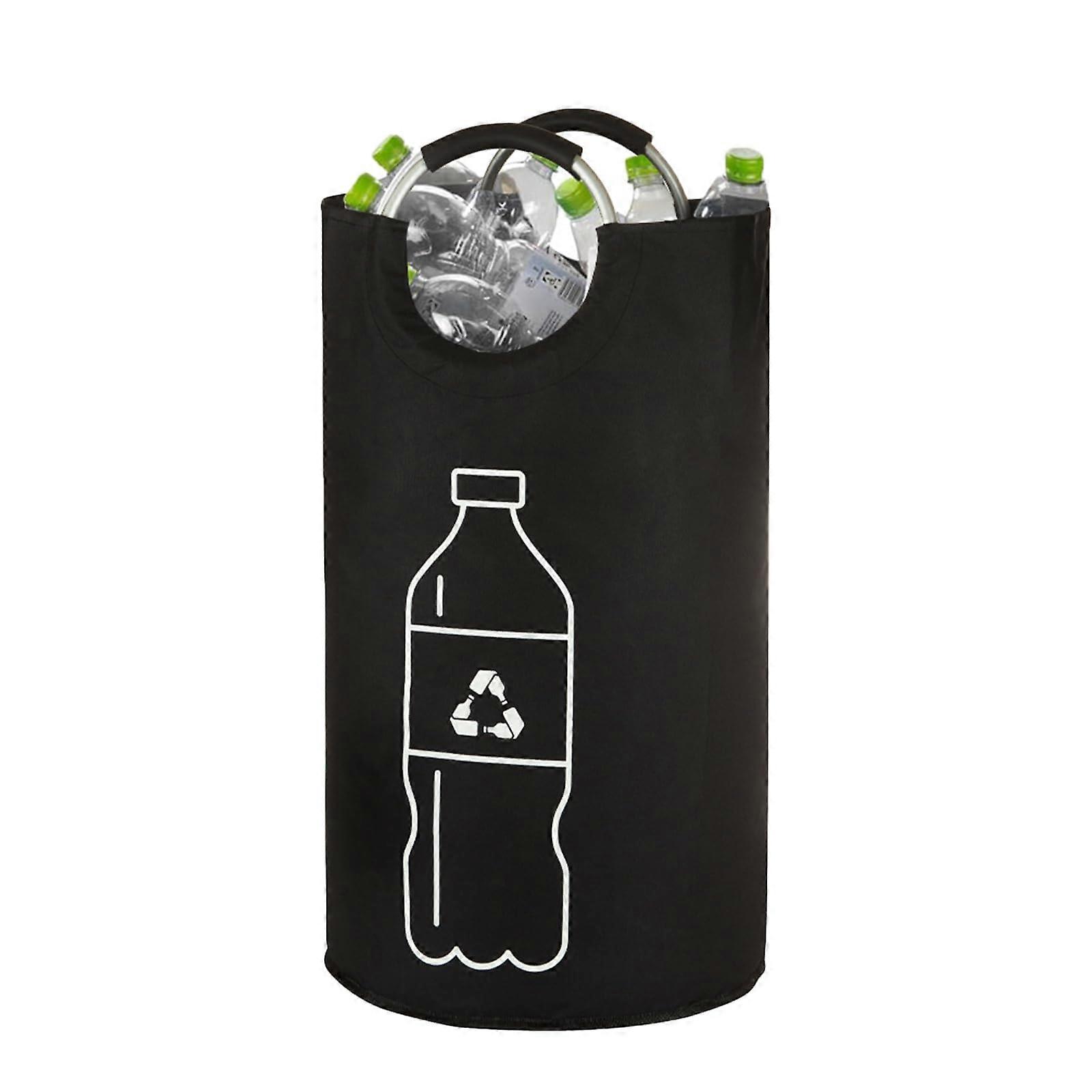 Foldable Laundry Basket 82L Large Storage with Handles Bottle Collector