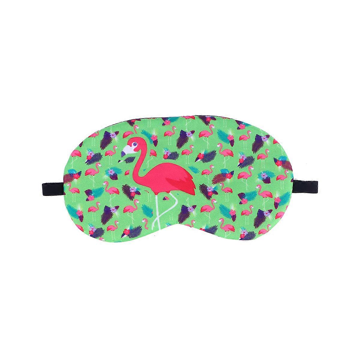 Soft Sleeping Blindfold Eye Covers For Sleeping Green Color 7.9×3.9×0.4in Size 1Pack