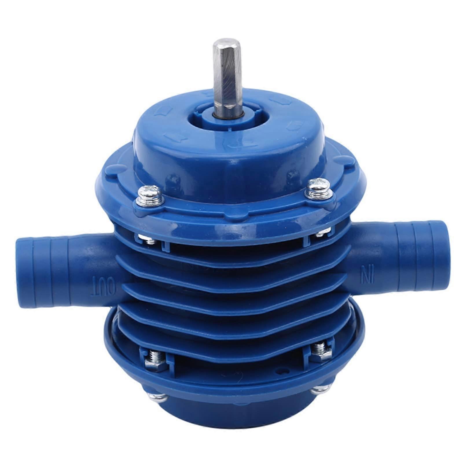 Membrane Transfer Pump, Blue Self-Priming DC Centrifugal Pump for Household Use, Efficient Water Pumping System, Compact Size