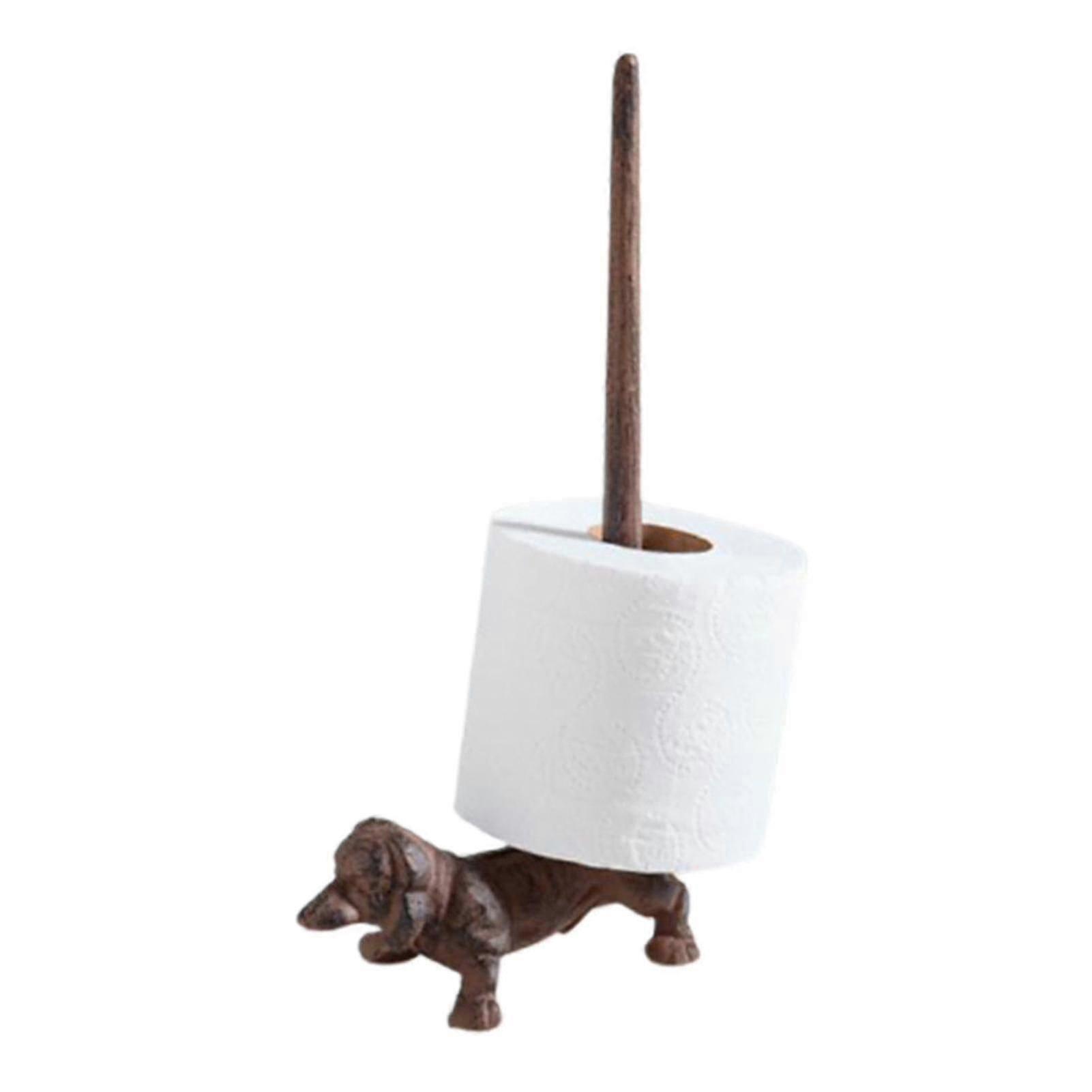 Kitchen Roll Holder No Drilling Animal Shape Standing Paper Roll