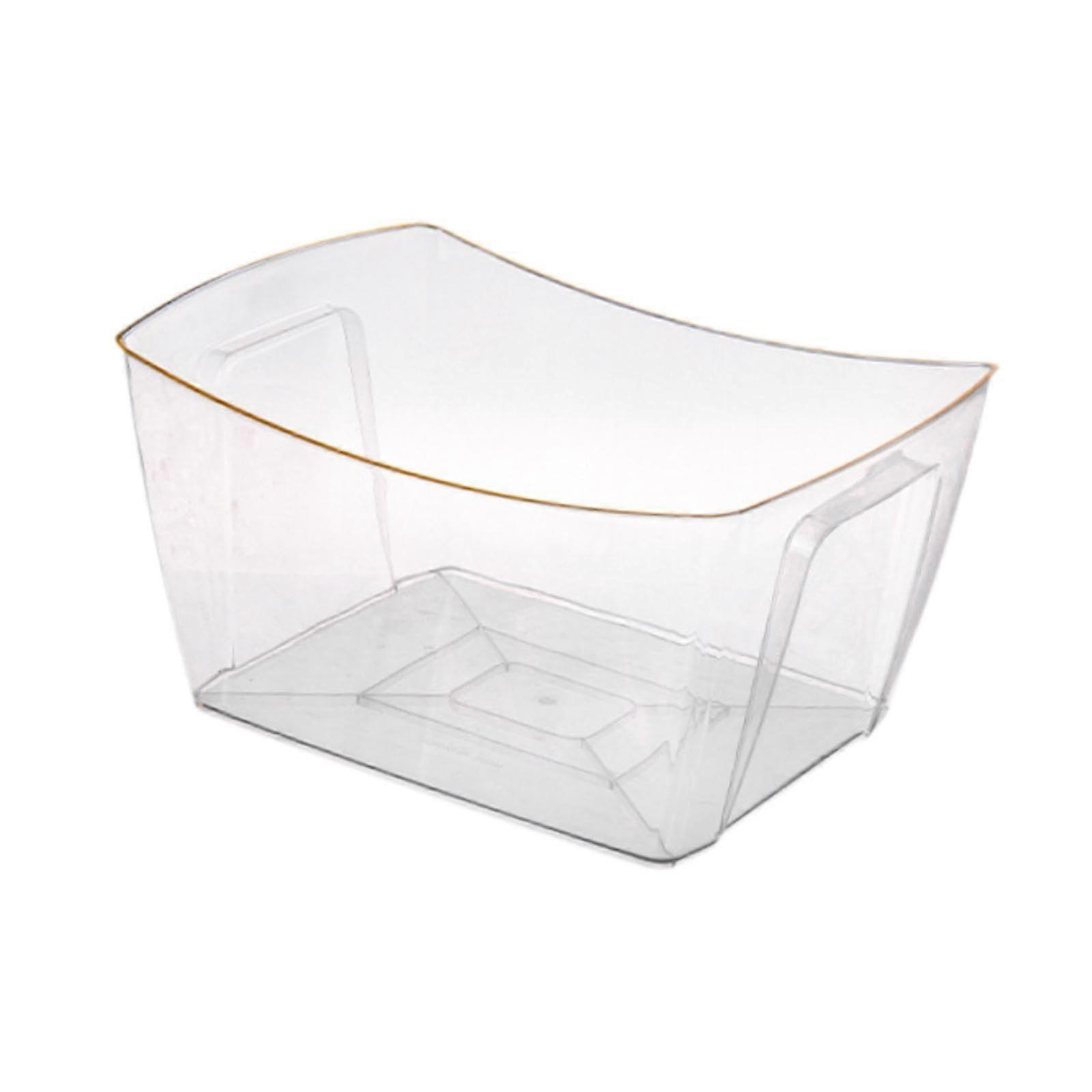 Ice bucket for drinks, ice tray, bar accessories, wine cooler, portable, transparent beverage bucket for beer bottles, drinks, wine cooling, gold, 18L