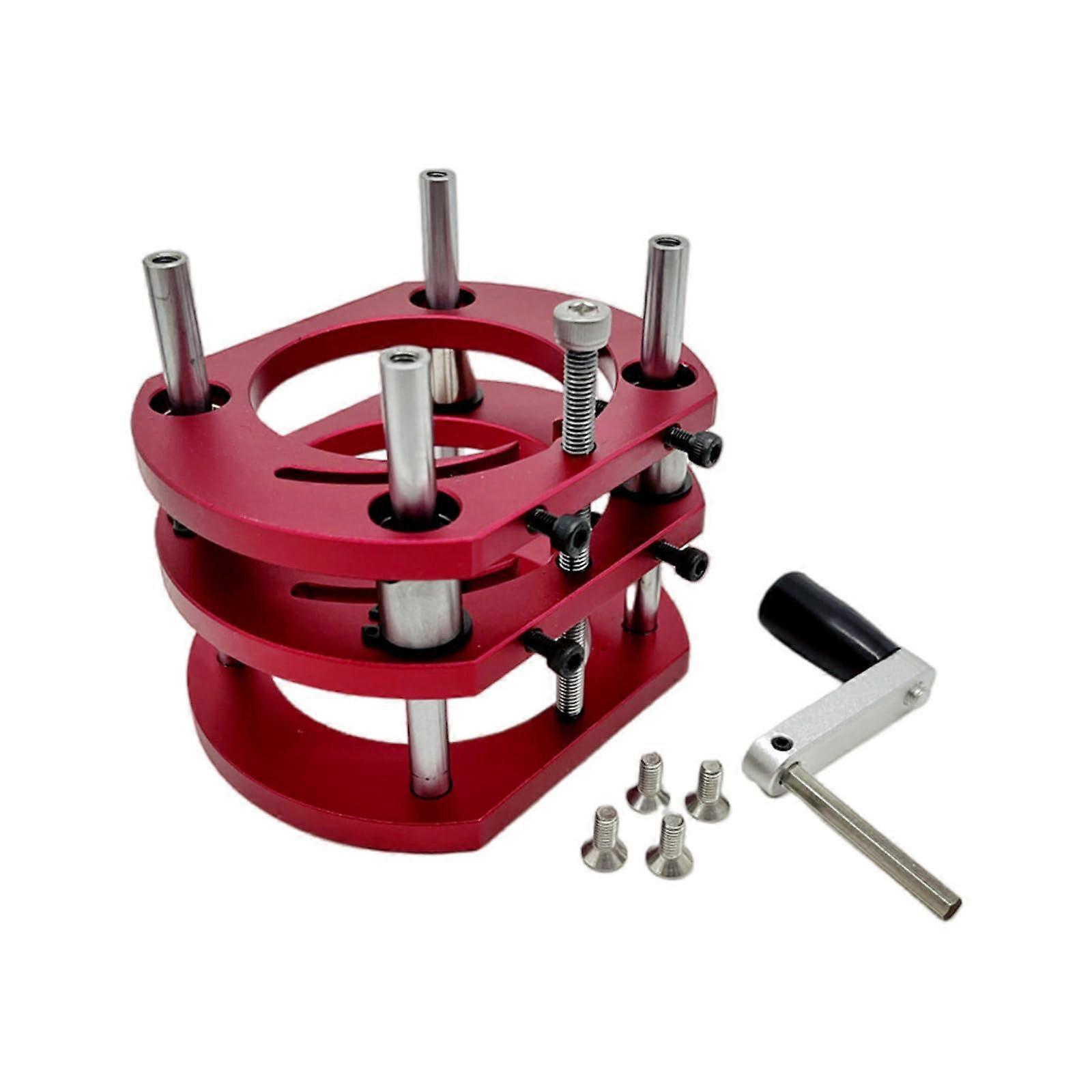 Router Lift for 6466 mm Diameter Motor Lifting Platform Stand Insert Plate Base Grinding Router Woodworking Ref: 7916