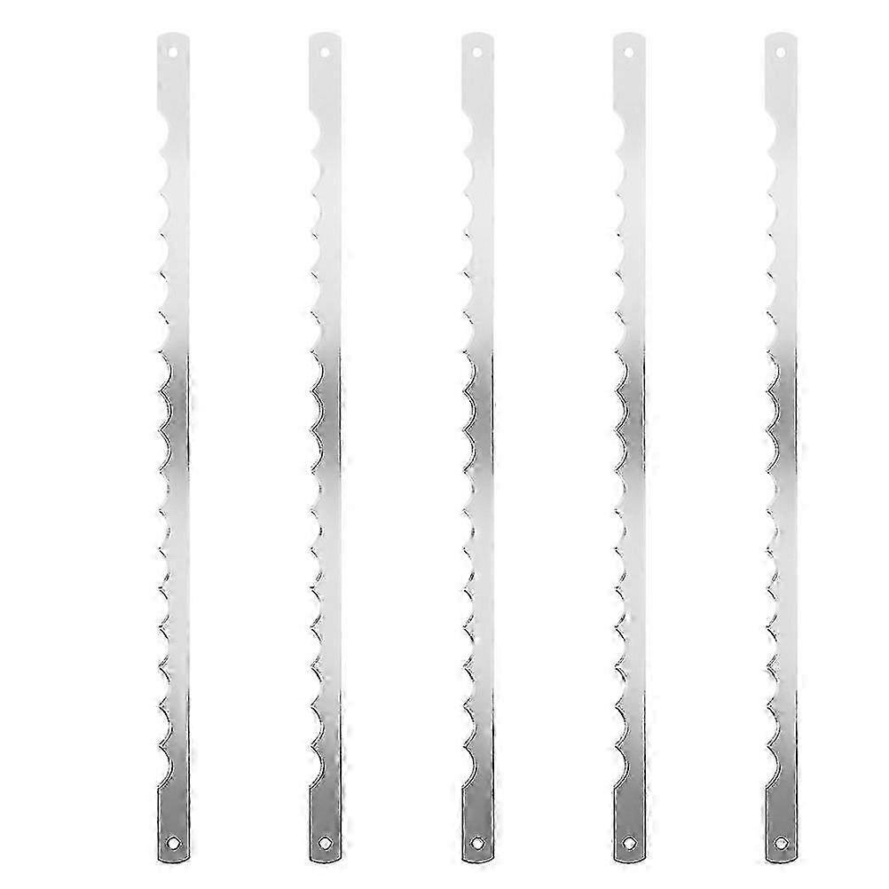5pcs Toast Machine Replacement Serrated Blades for Bread Slicing