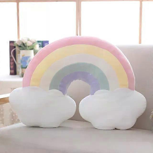 AINS Rainbow Cloud Star Moon Shell Plyšový vankúš na spanie Vankúš na spanie Vankúše Domáca výzdoba Darčeky pre bábätká