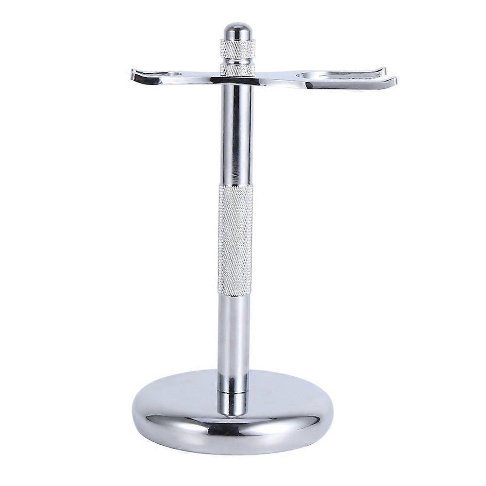 Safety Razor Stand, Shaving Brush Stand, 4 Types Fashionable Alloy Shaving Tool Stand Rack Frame Shaving Brush Holder (C3)