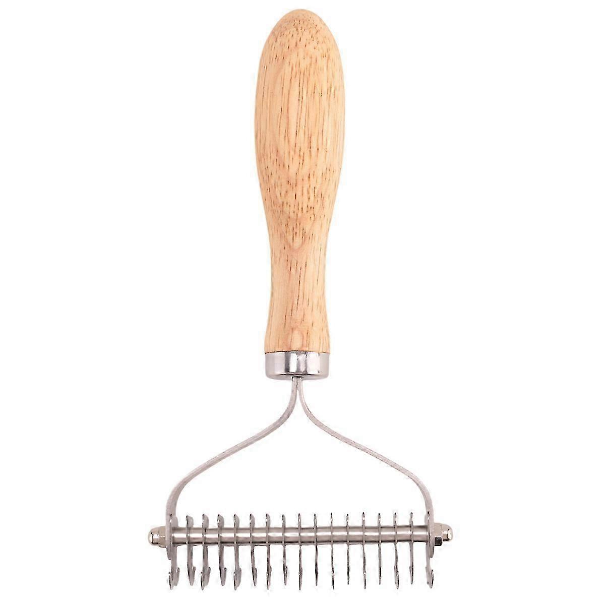 Pet Grooming Brush, 2 Sided Undercoat Rake for Dogs & Cats,Safe Dematting Comb & Deshedding Tool for Edition 0709