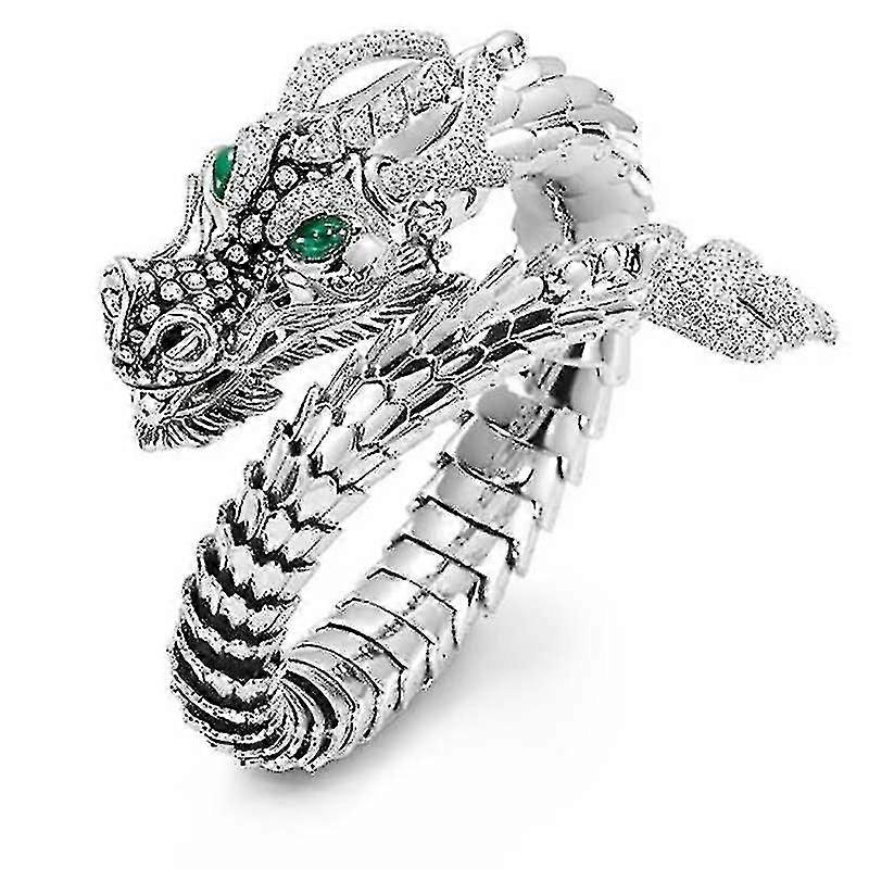 Adjustable Three-dimensional Dragon Shape Domineering Opening Ring