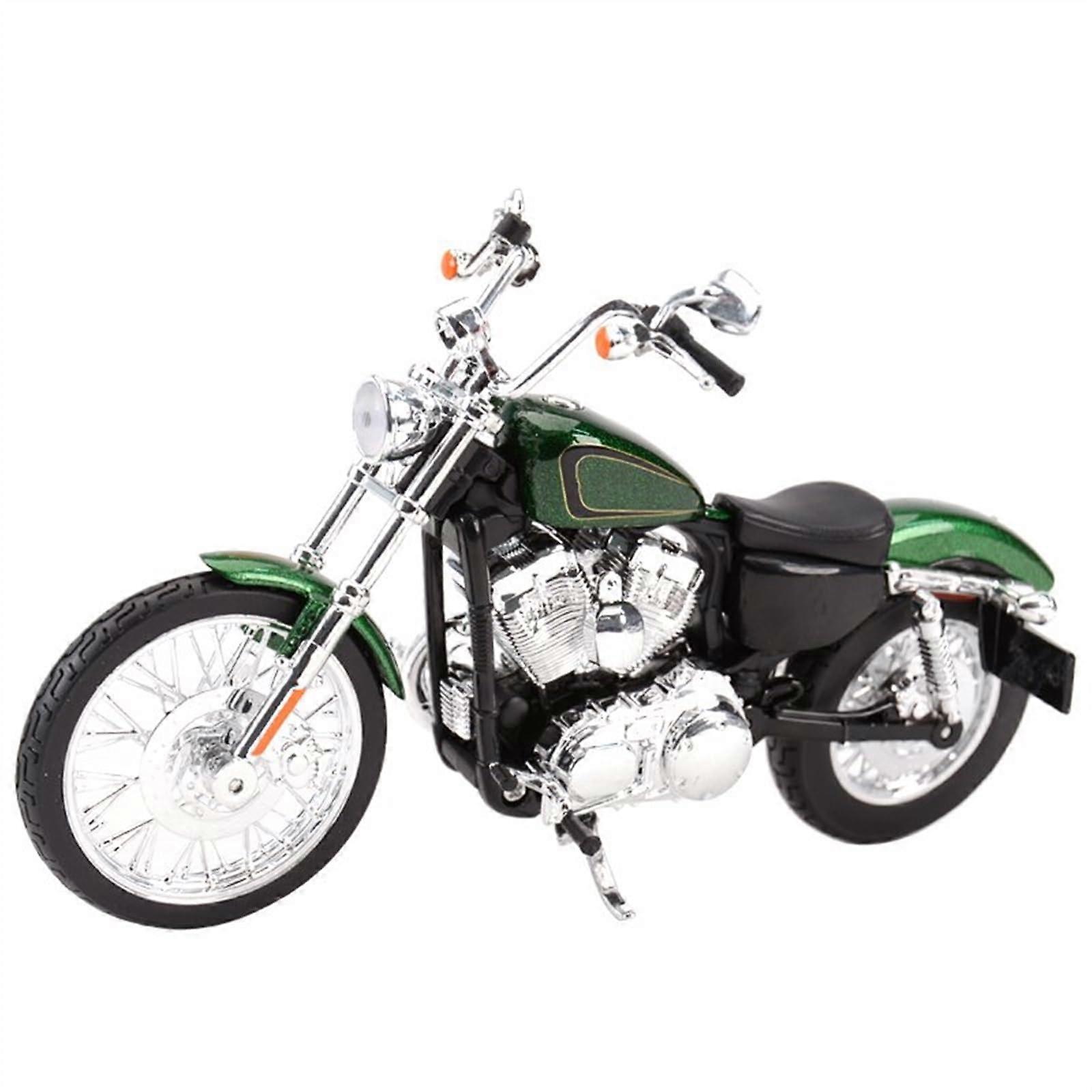 Scaleaccurate 1:12 Model for HarleyDavidson XL 1200V SeventyTwo 2013 Motorcycle Simulation Diecast Model Collection Gift Green