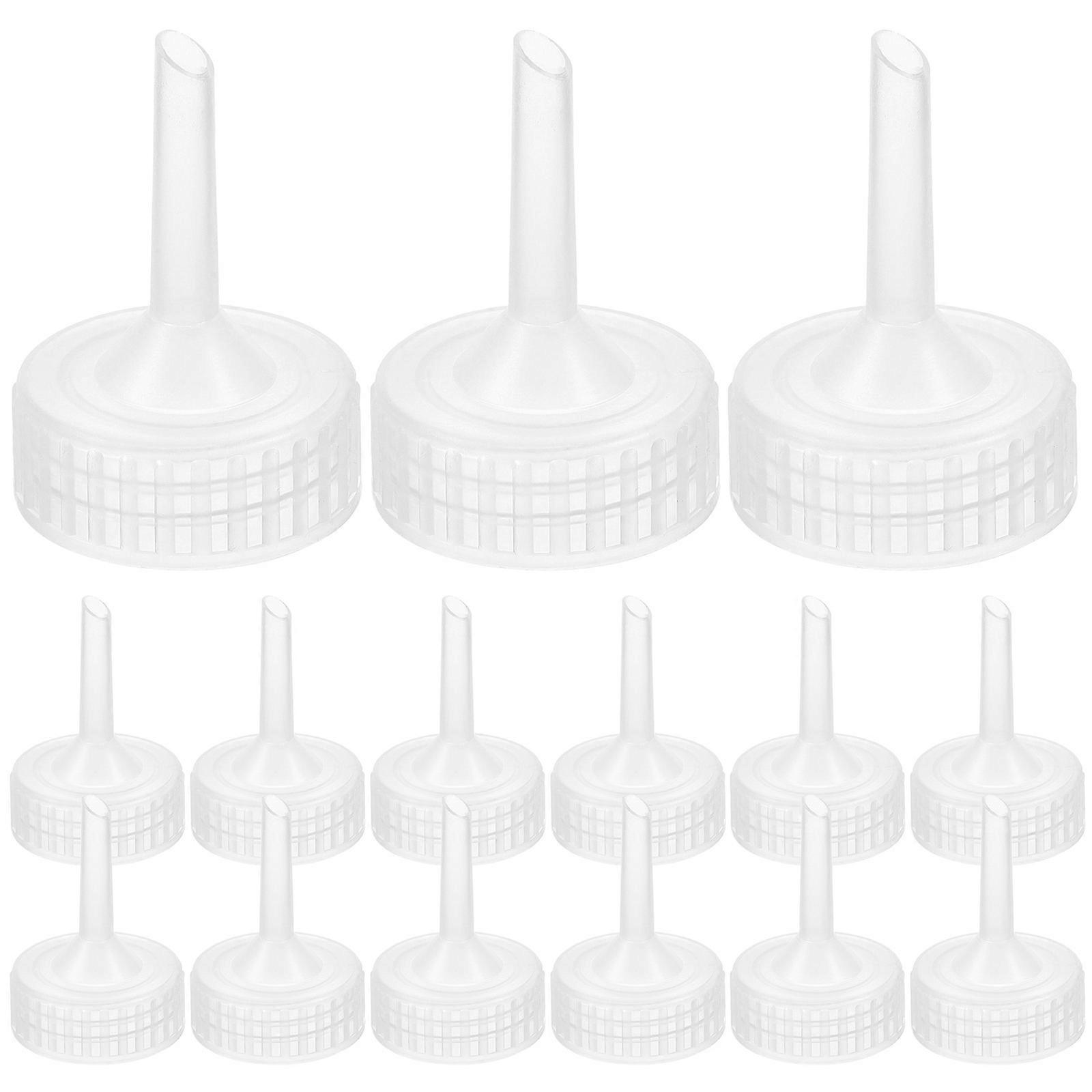 Clear Funnels Liquid Filling Funnels General Users Transparent 1.8×1.2×1.2in 50Pcs