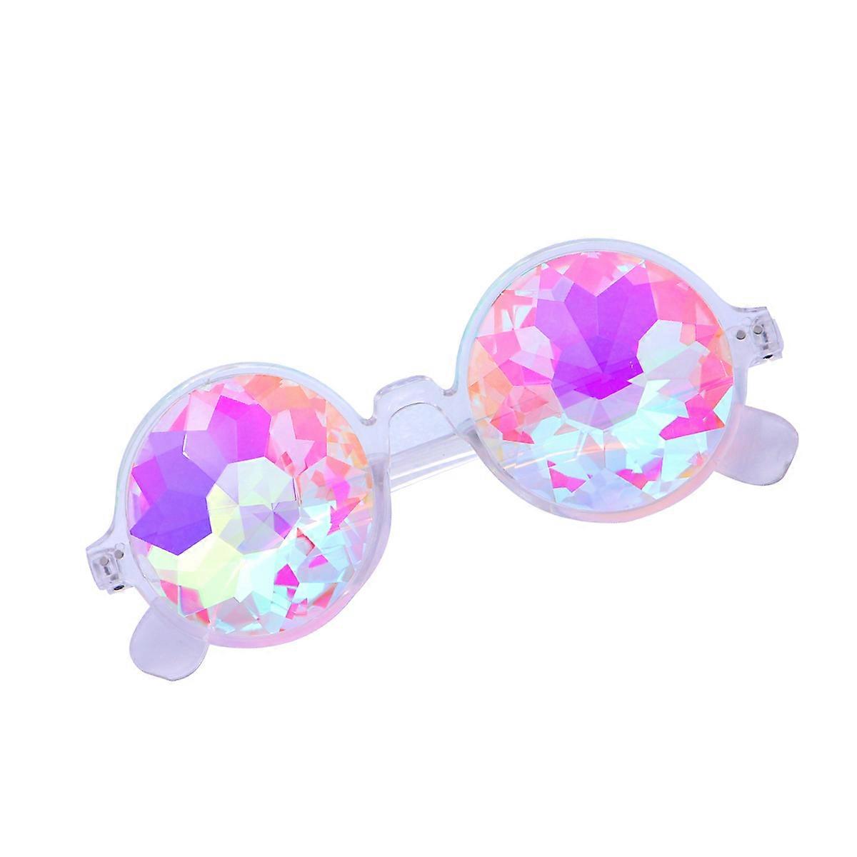 Diffraction Glasses Rave Night Club Eyewear Prop Plastic Material 1Pcs