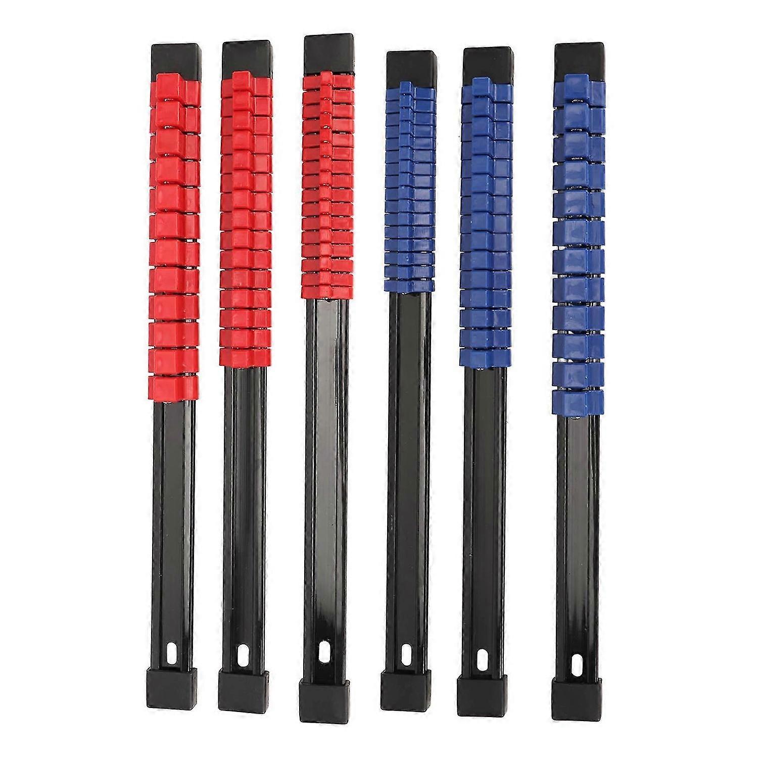 Socket Clip Rail Holder 1/2 3/8 1/4 Multipurpose Plastic Socket Organizer for Tool Cabinet 6PCS