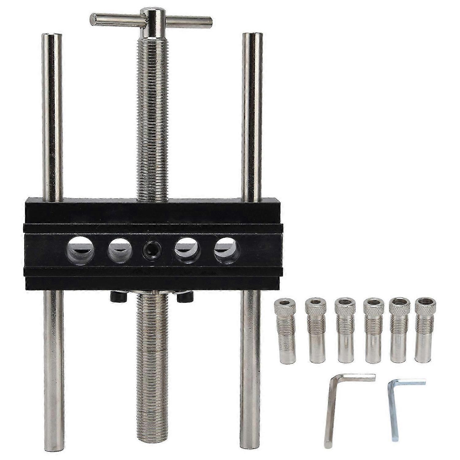 4in Self Centering Doweling Jig Drilling Guide Bushing Set Woodworking Vertical Punch Locator