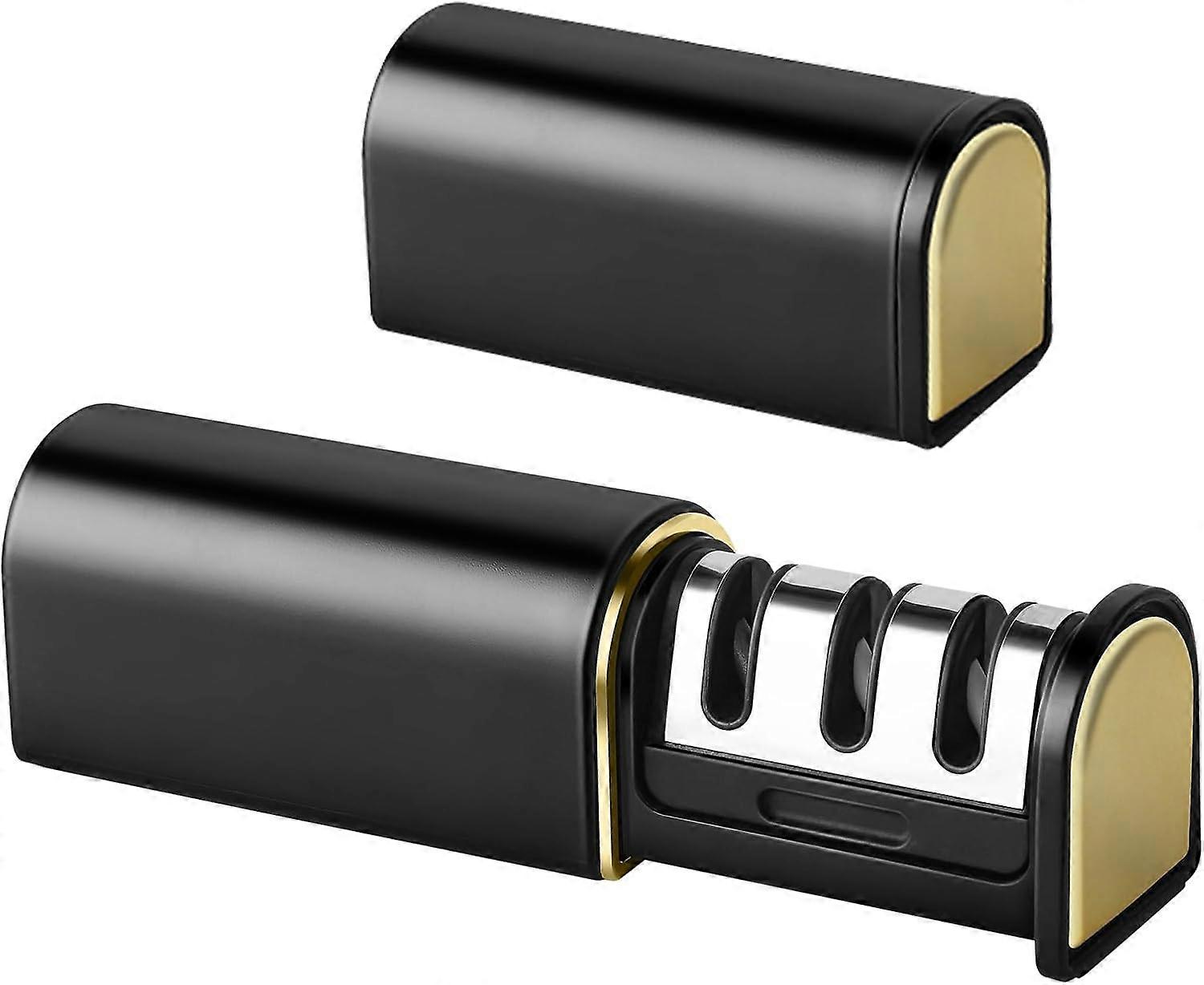 ZENGO Knife grinder Three sided blade for both water and dry grinding, (Gold)