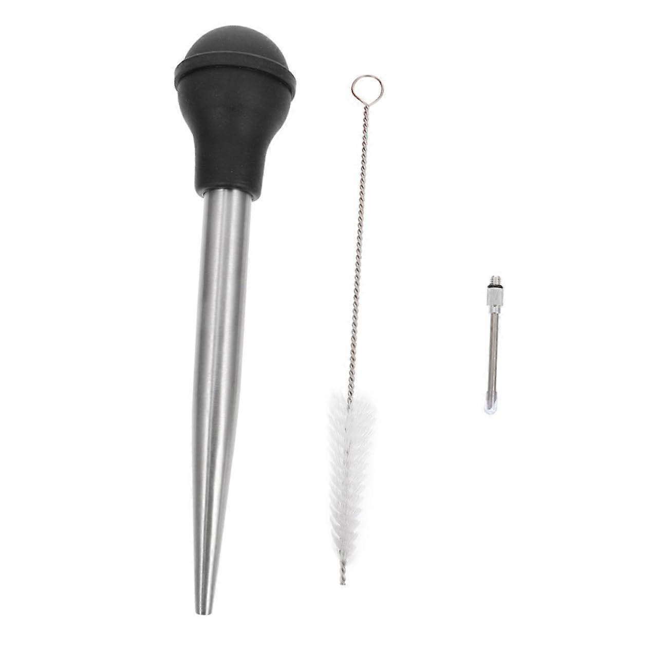 24Piece Wort Pump Tool Meat Injector Feeding Grill Food Injector Liquid Injector Roasting Turkey Injector Watering Syringe Wort Injector BBQ