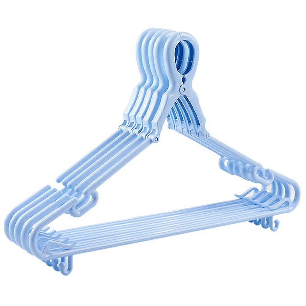 5pcs Windproof Hangers Multi-function Clothes Hangers Heavy-duty Cloth Hangers
