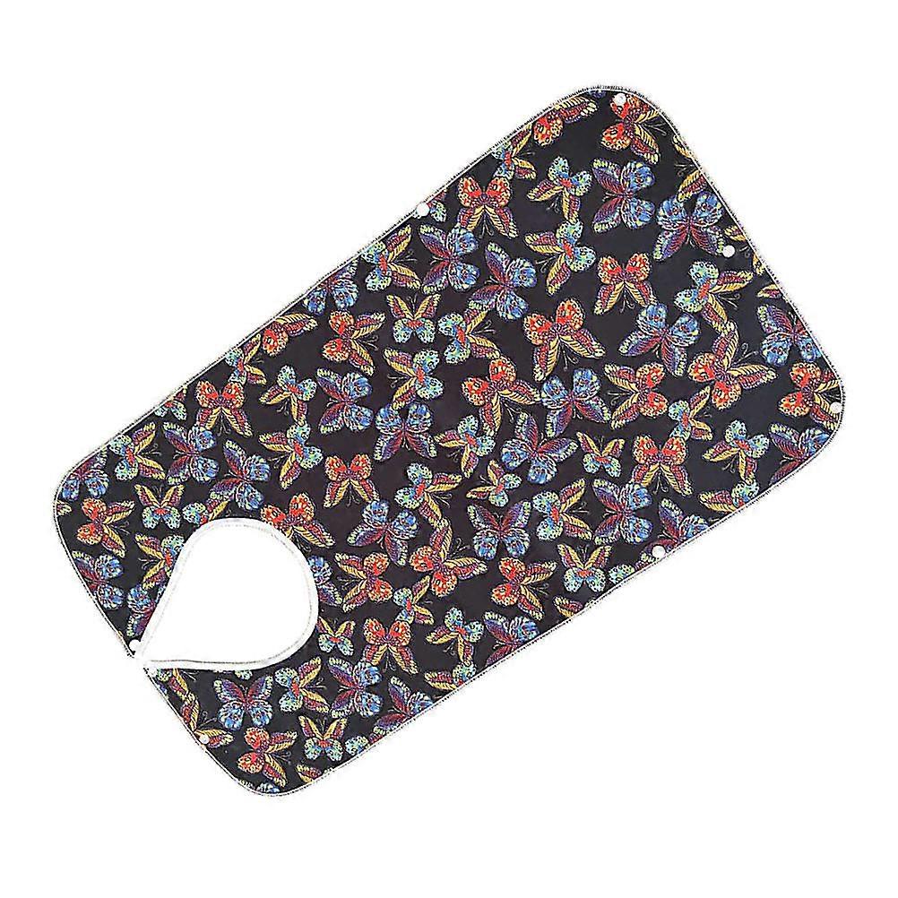 Bibs For Seniors Waterproof Dining Bib Practical Design Black Butterfly 78 X 44 X 0.1Cm Anti-Oil 1Pack