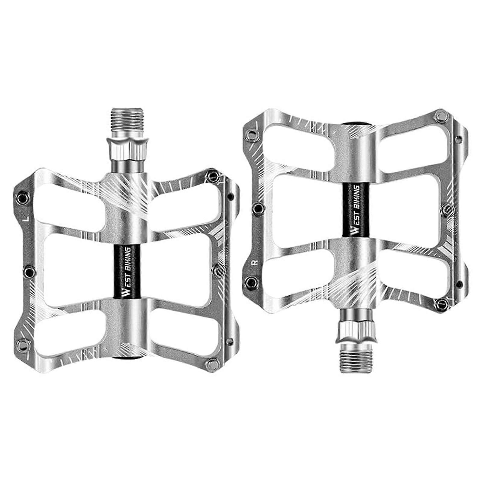 Aluminum Alloy Bike Pedals - Non-Slip, Lightweight, Easy Install for Mountain & Road Bikes