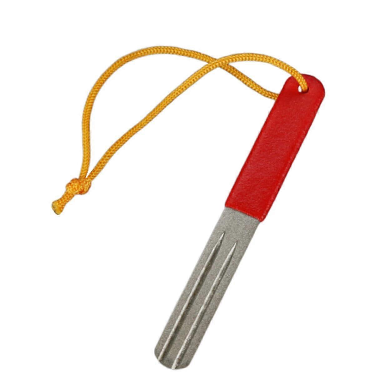 Fishing Hook Sharpener Stone, Double-Sided Knife Sharpener, Durable Hook File for Precision Sharpening
