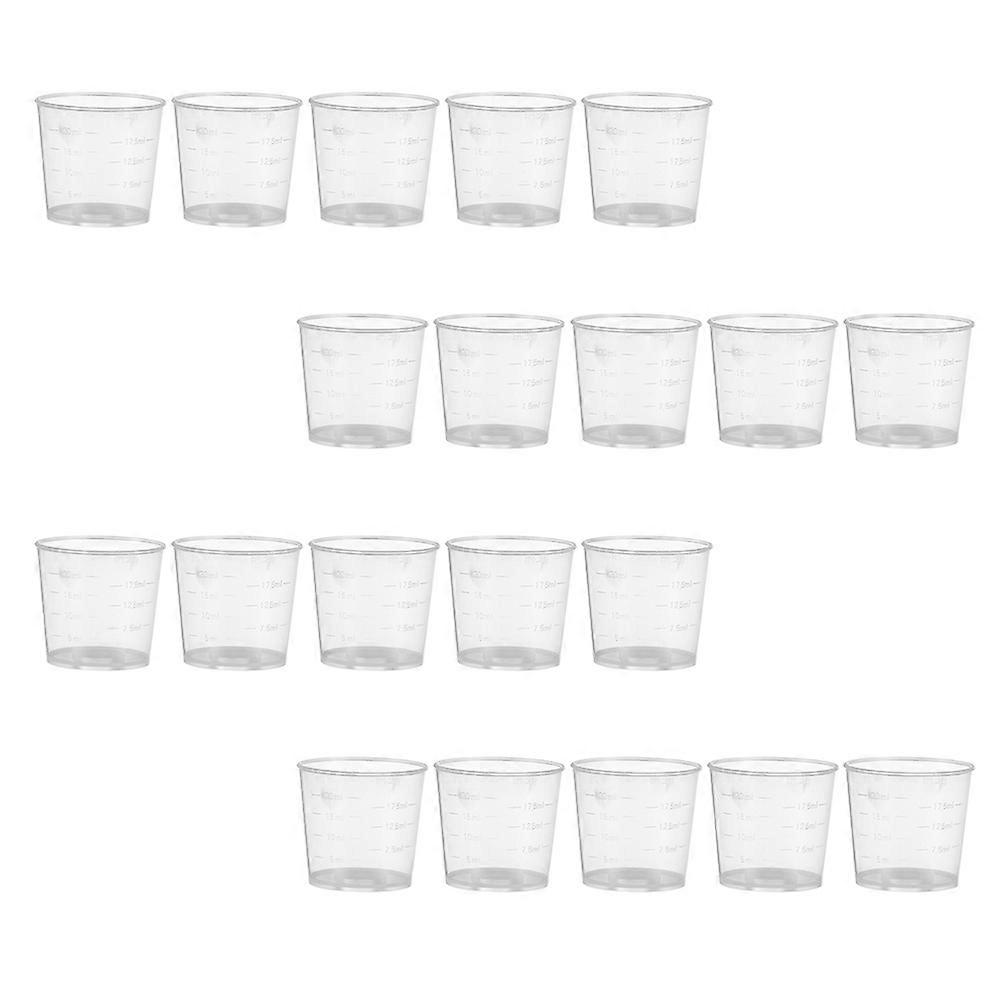 Gecko Measuring Cup Reptile Pet Feeder Prevent Overeating 30Pack